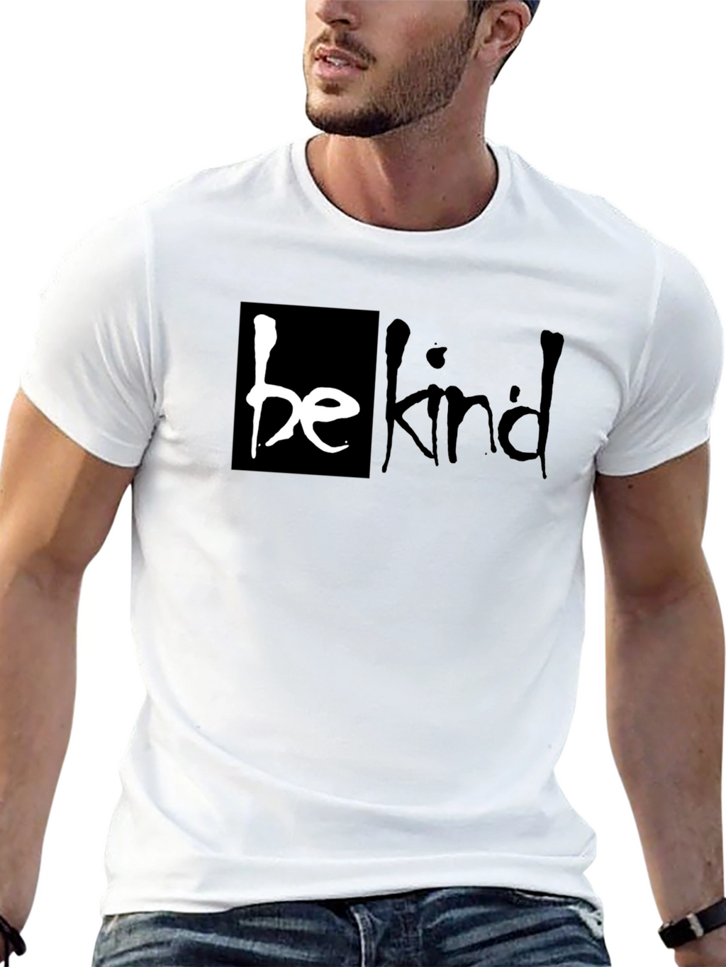 Be Kind Graphic T-Shirt - Black