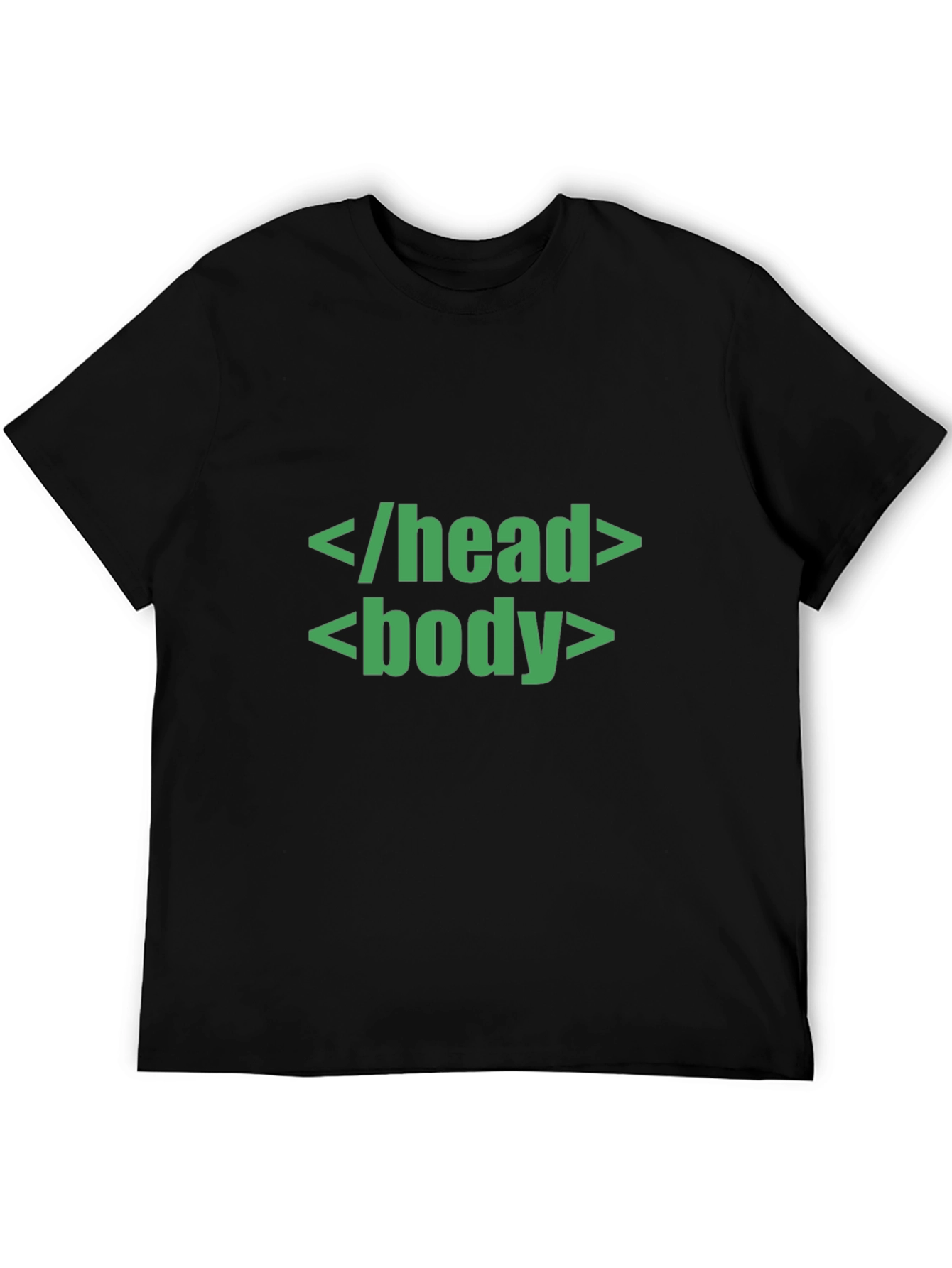 Code T-Shirt -  </head><body> Black Tee