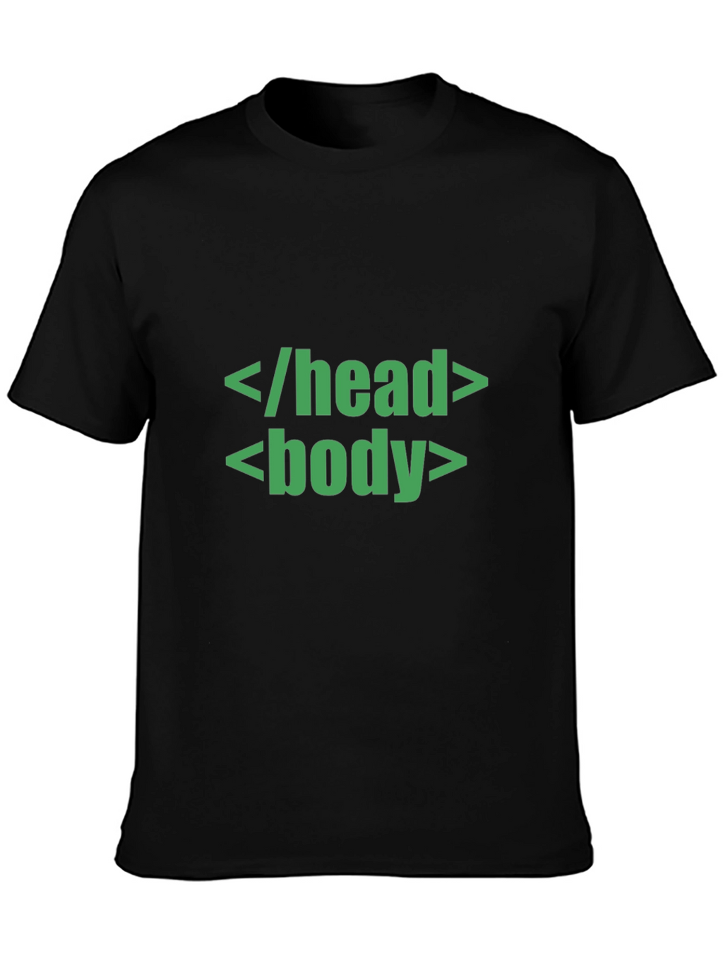 Code T-Shirt -  </head><body> Black Tee