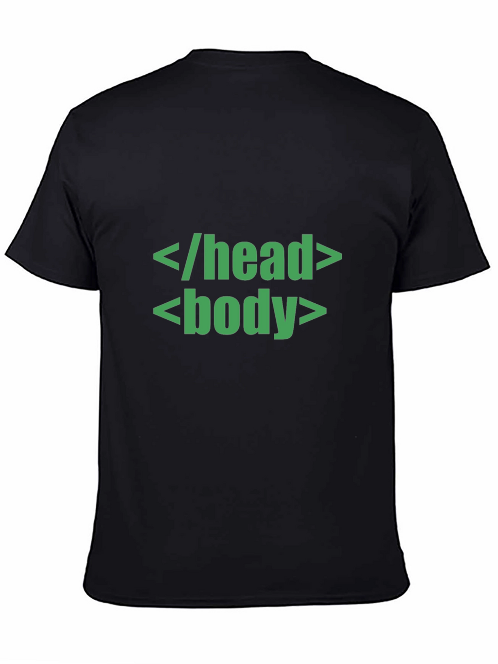 Code T-Shirt -  </head><body> Black Tee