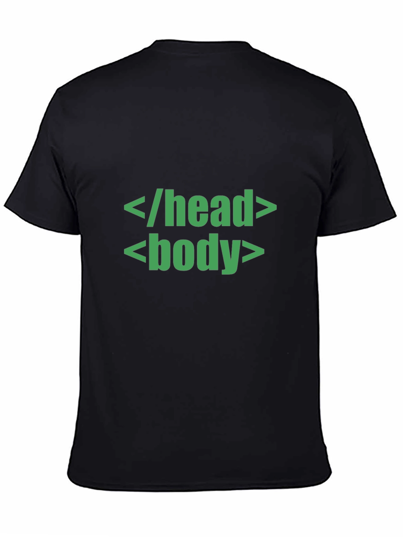 Code T-Shirt -  </head><body> Black Tee