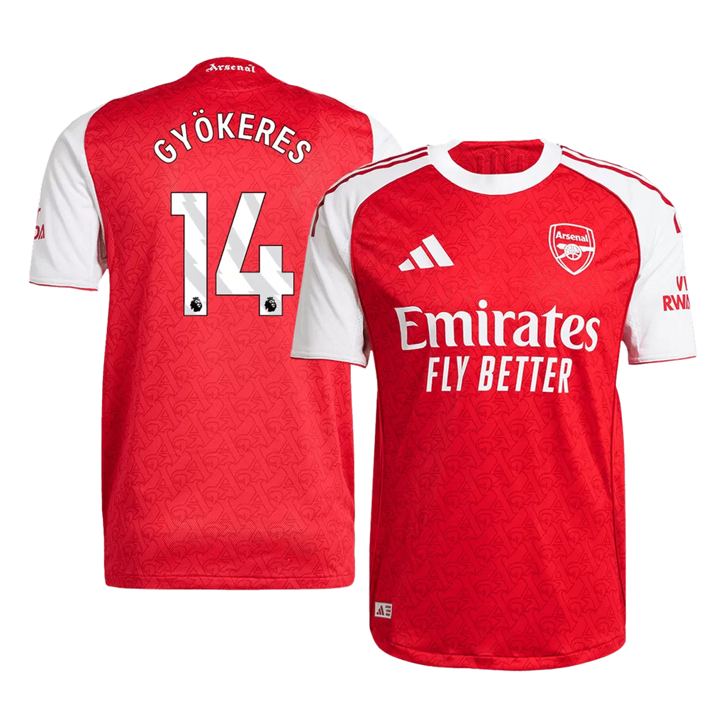 Player Version GYÖKERES #14 Arsenal Home Jersey 2025/26