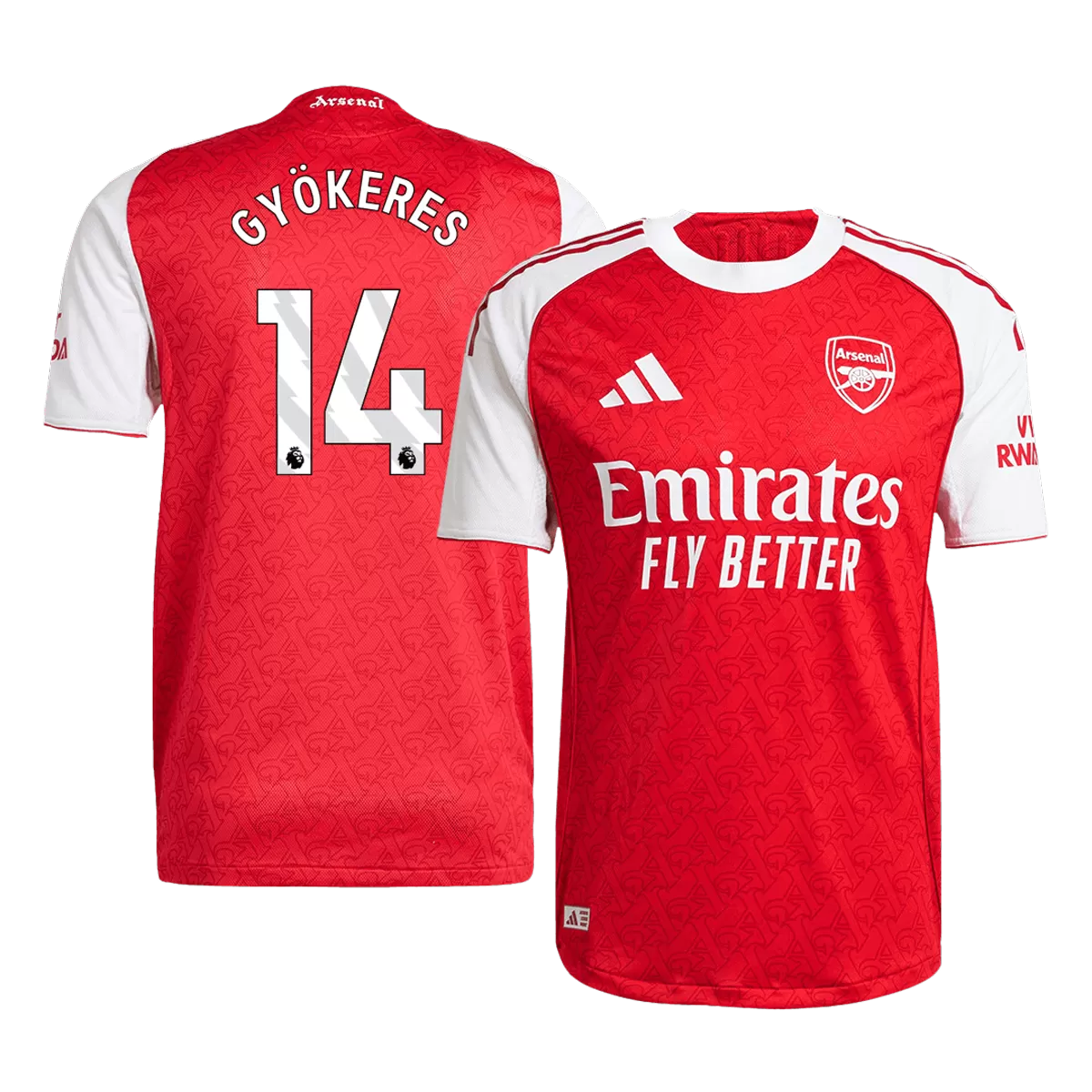 Player Version GYÖKERES #14 Arsenal Home Jersey 2025/26