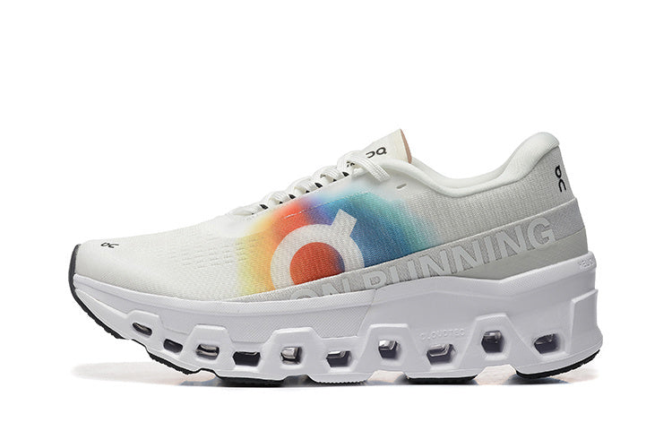 On Cloudmonster 2 Swiss Olympic Undyed / White