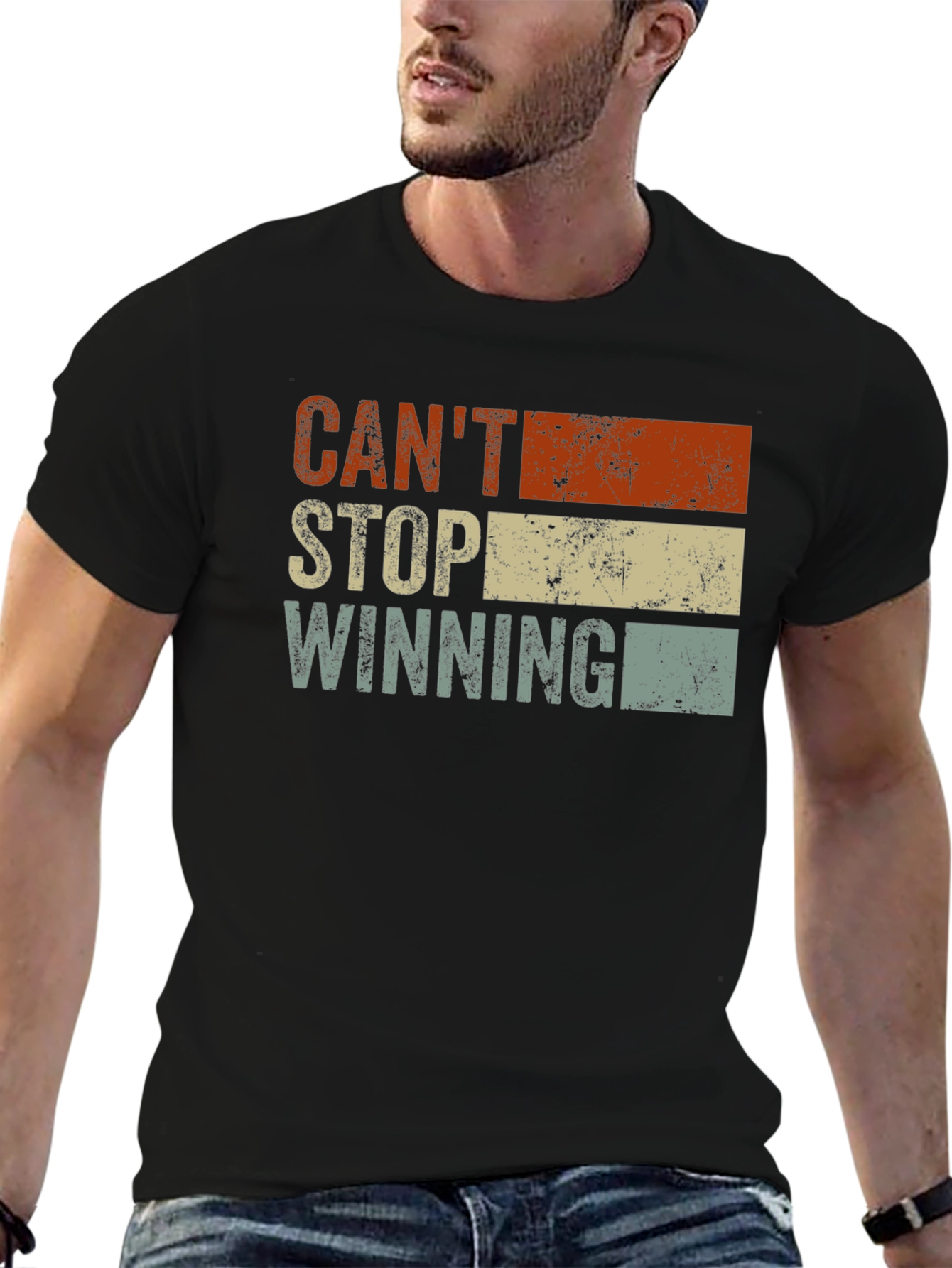 Cant Stop Winning Vintage Graphic T-Shirt