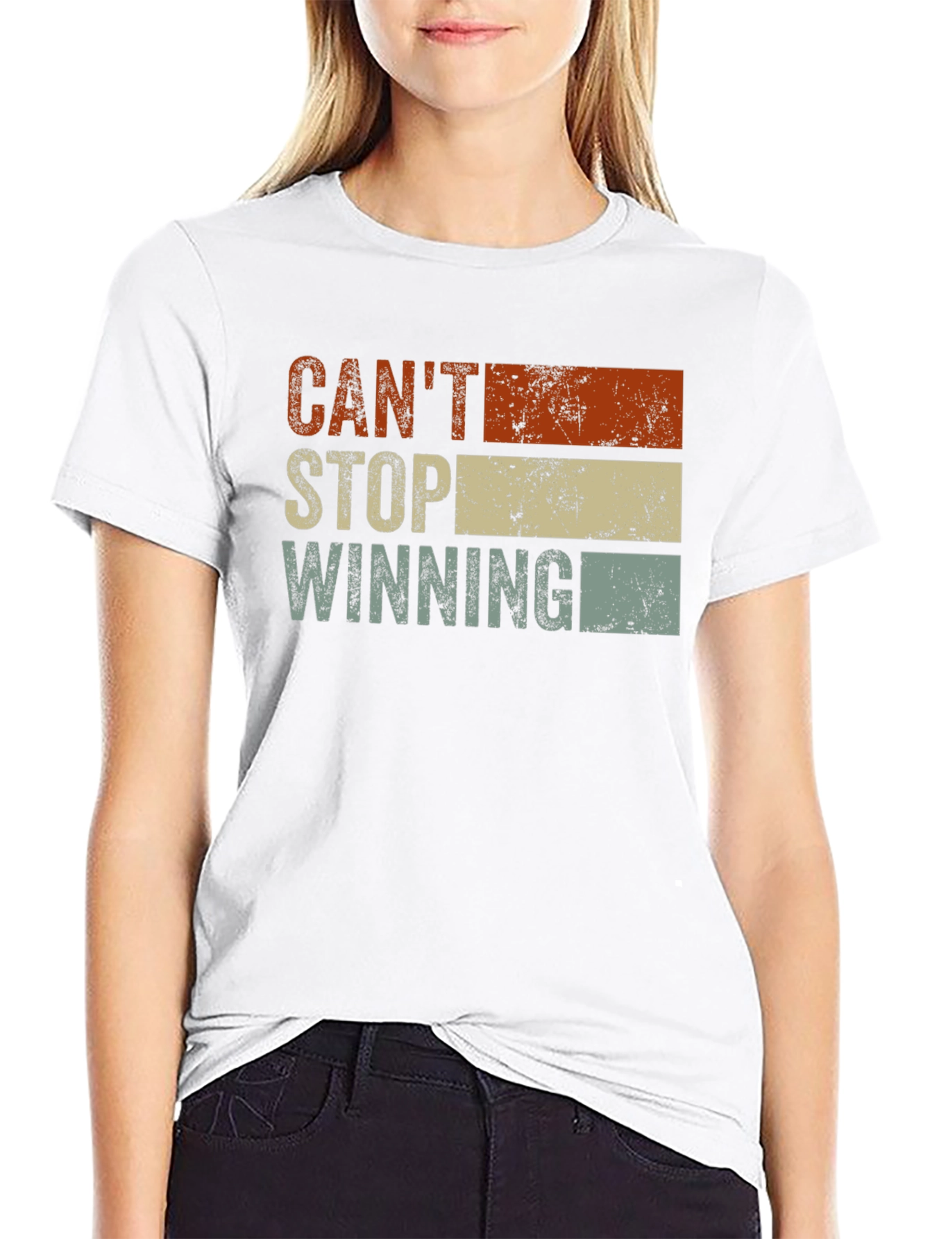 Cant Stop Winning Vintage Graphic T-Shirt