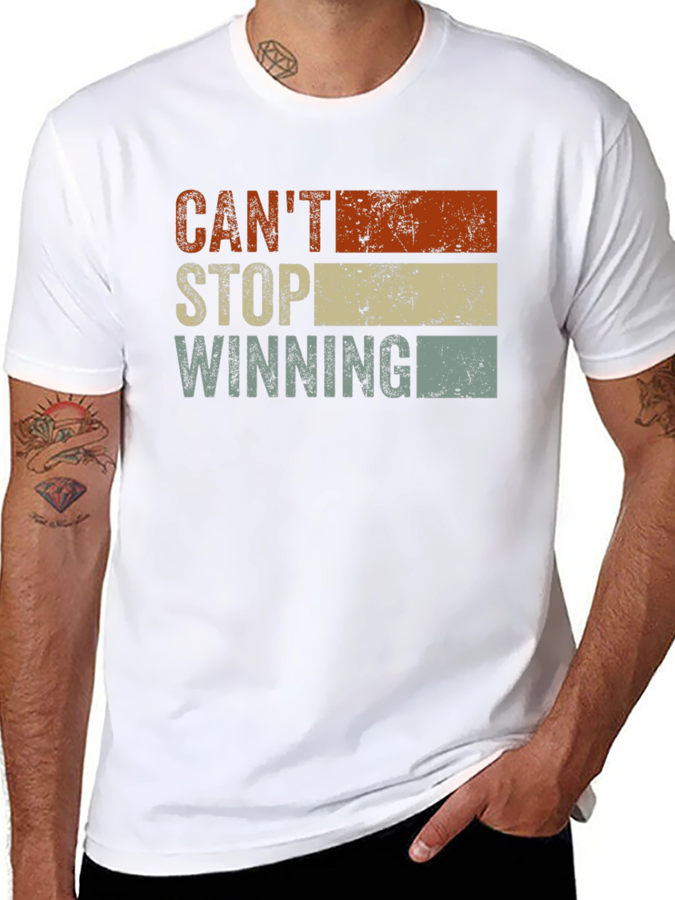 Cant Stop Winning Vintage Graphic T-Shirt