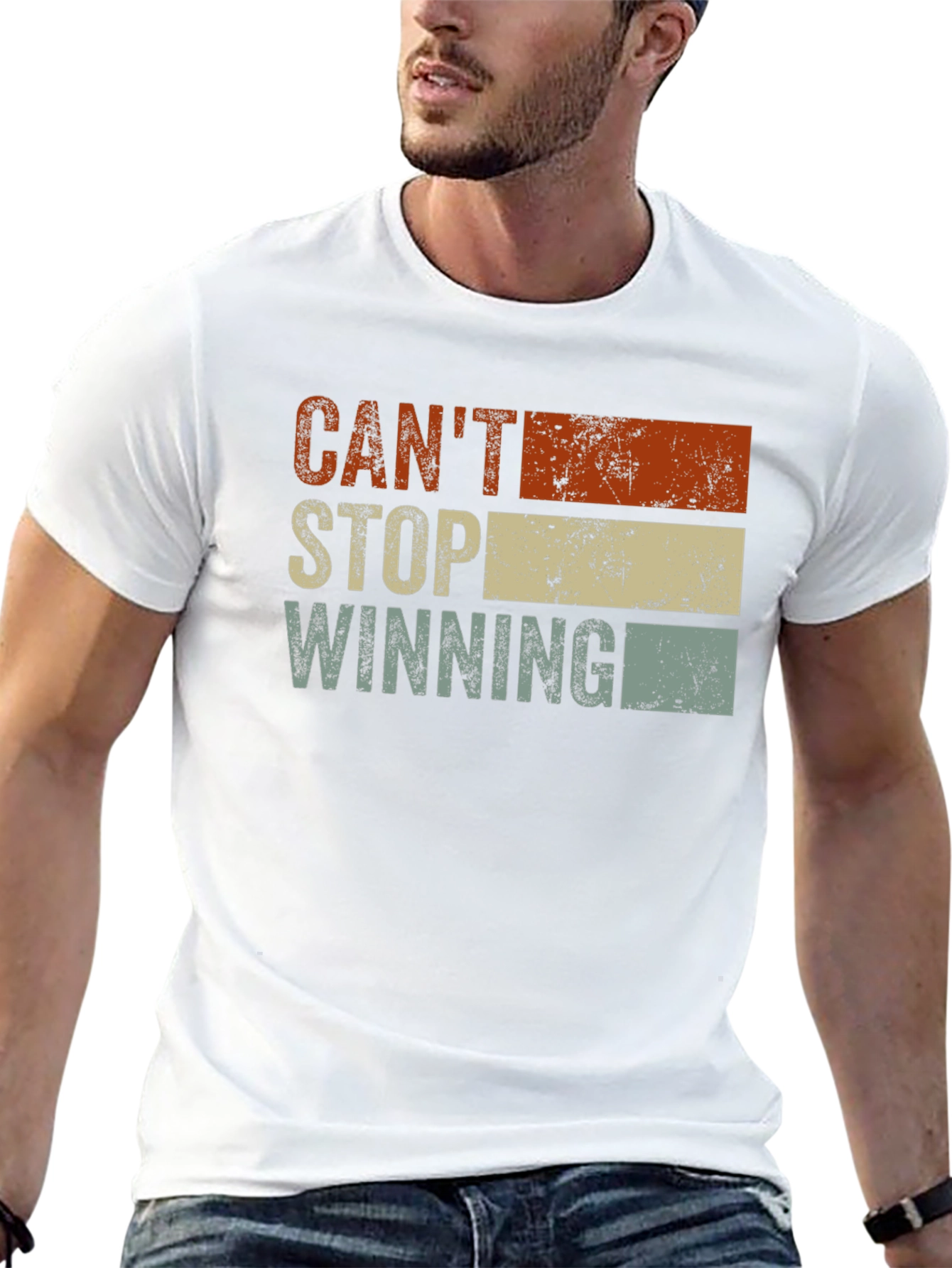 Cant Stop Winning Vintage Graphic T-Shirt