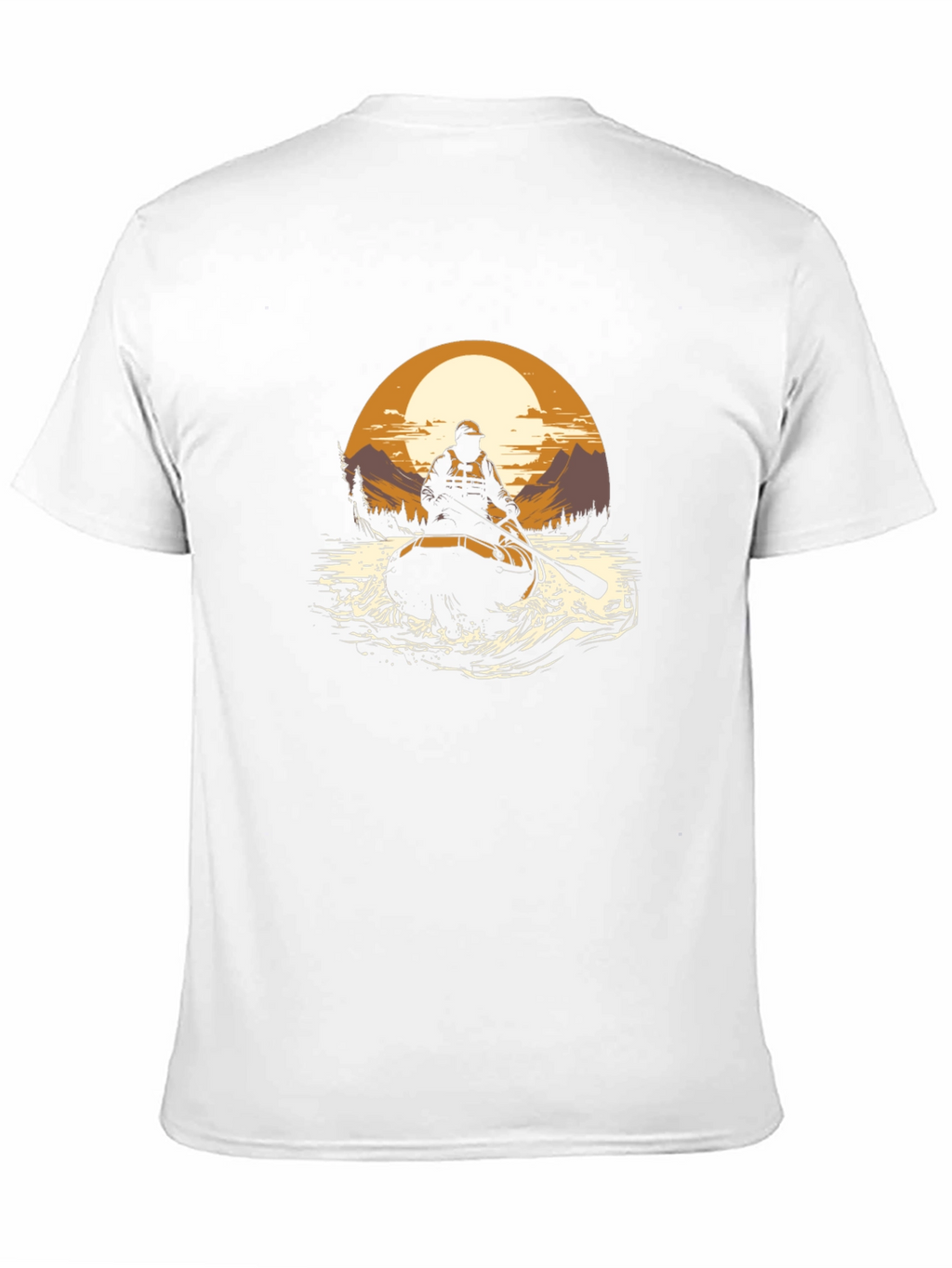 Black River Rafting Graphic T-Shirt