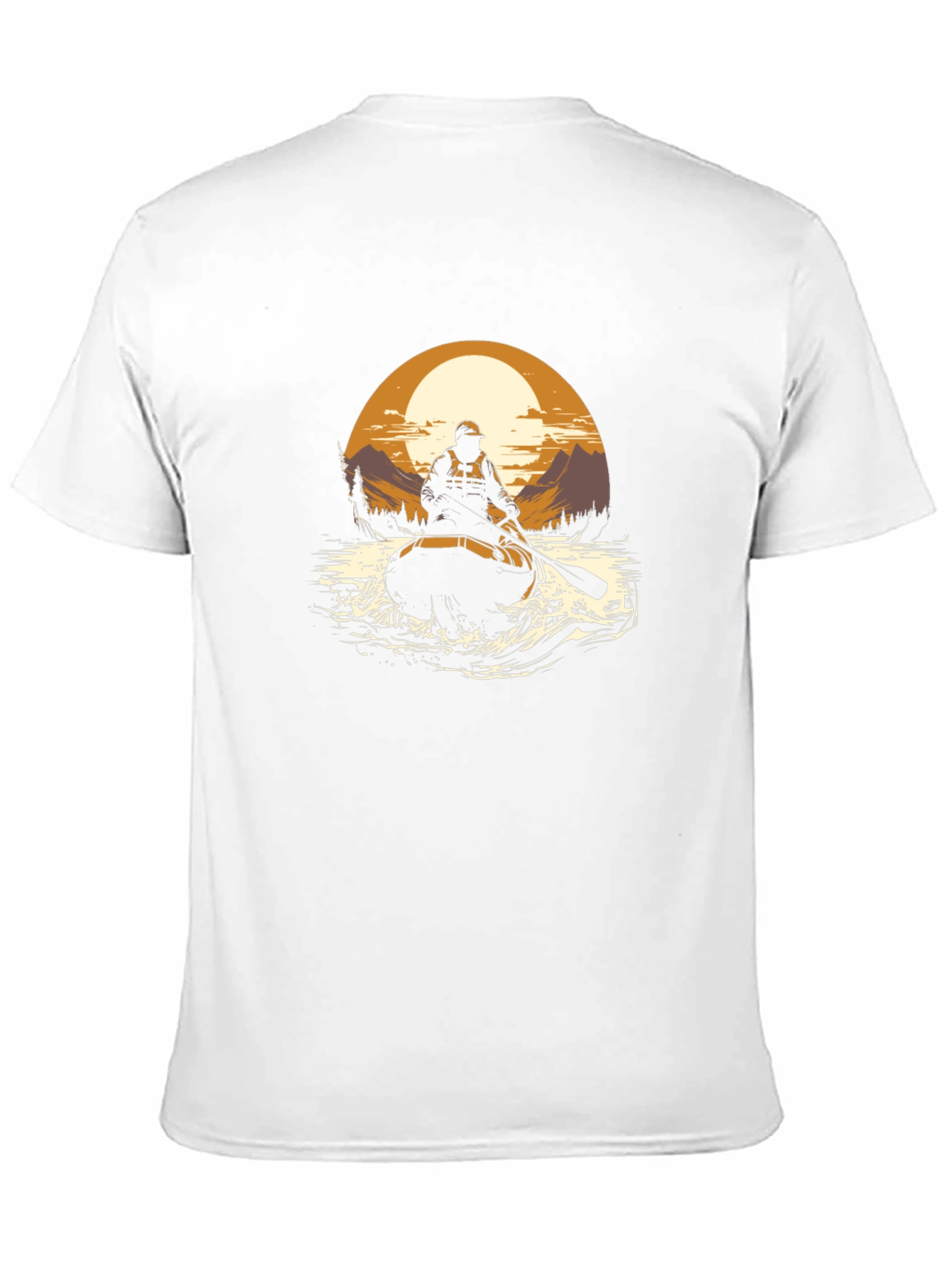 Black River Rafting Graphic T-Shirt