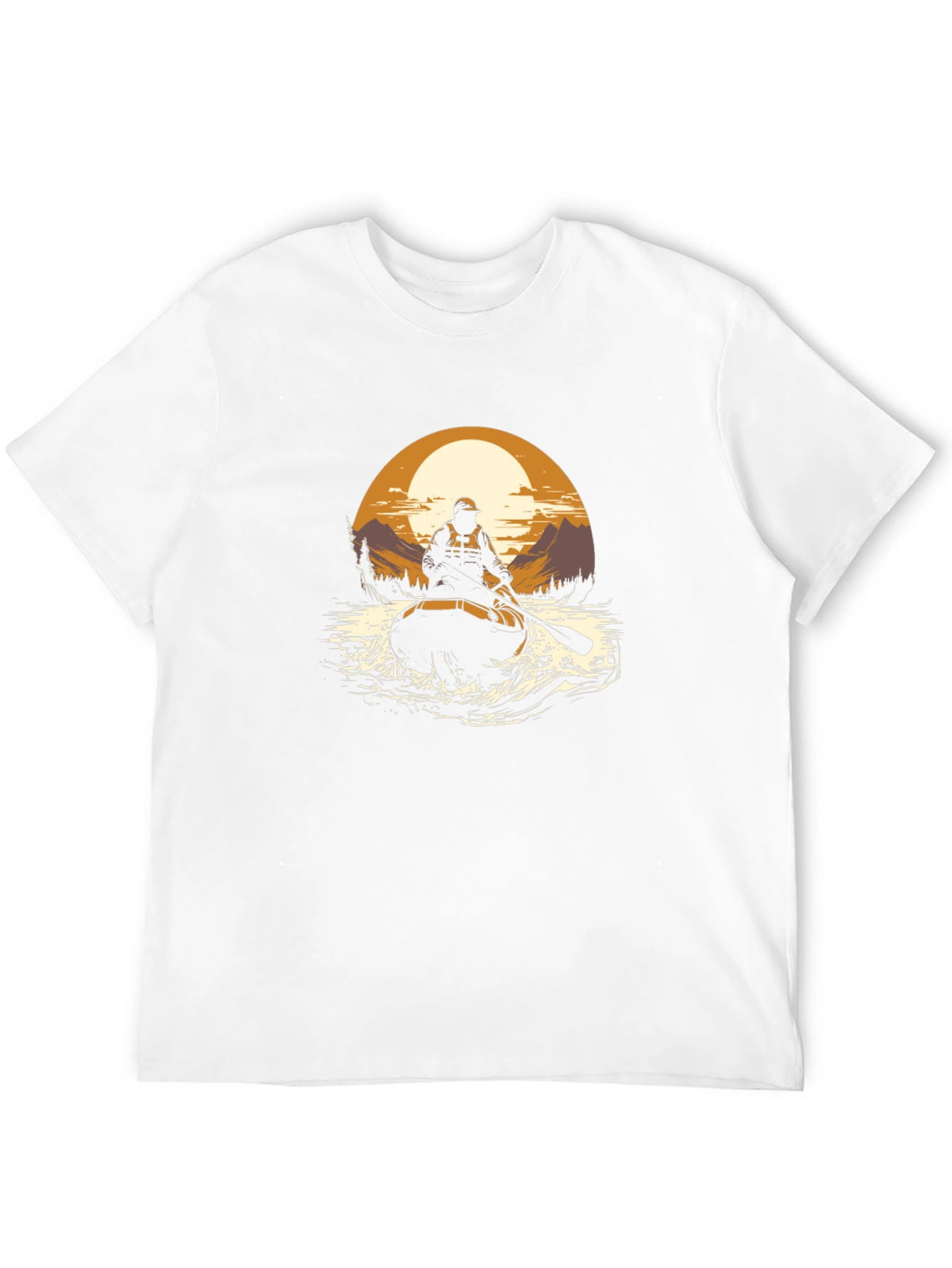 Black River Rafting Graphic T-Shirt