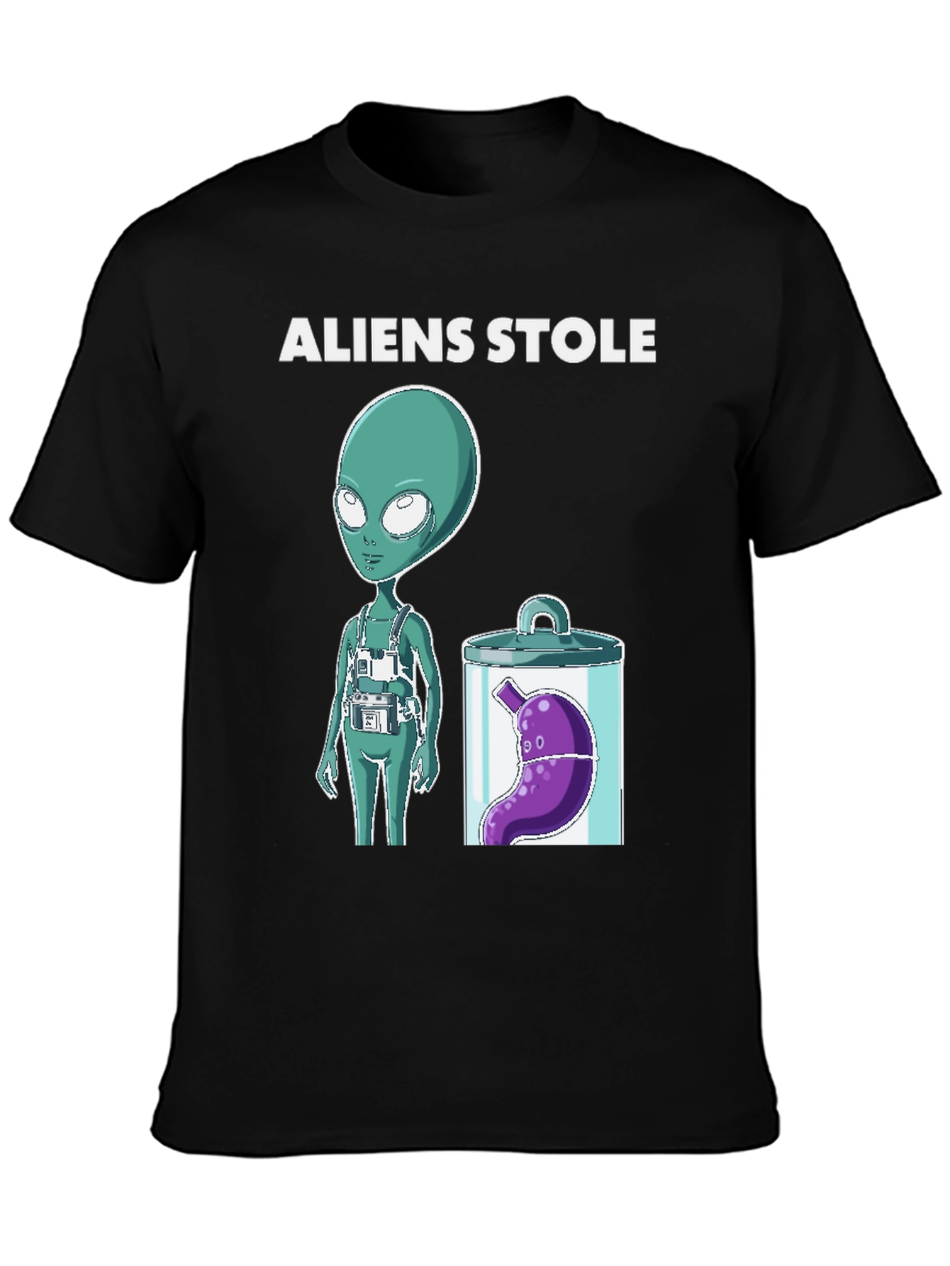Aliens Stole My Stomach T-Shirt