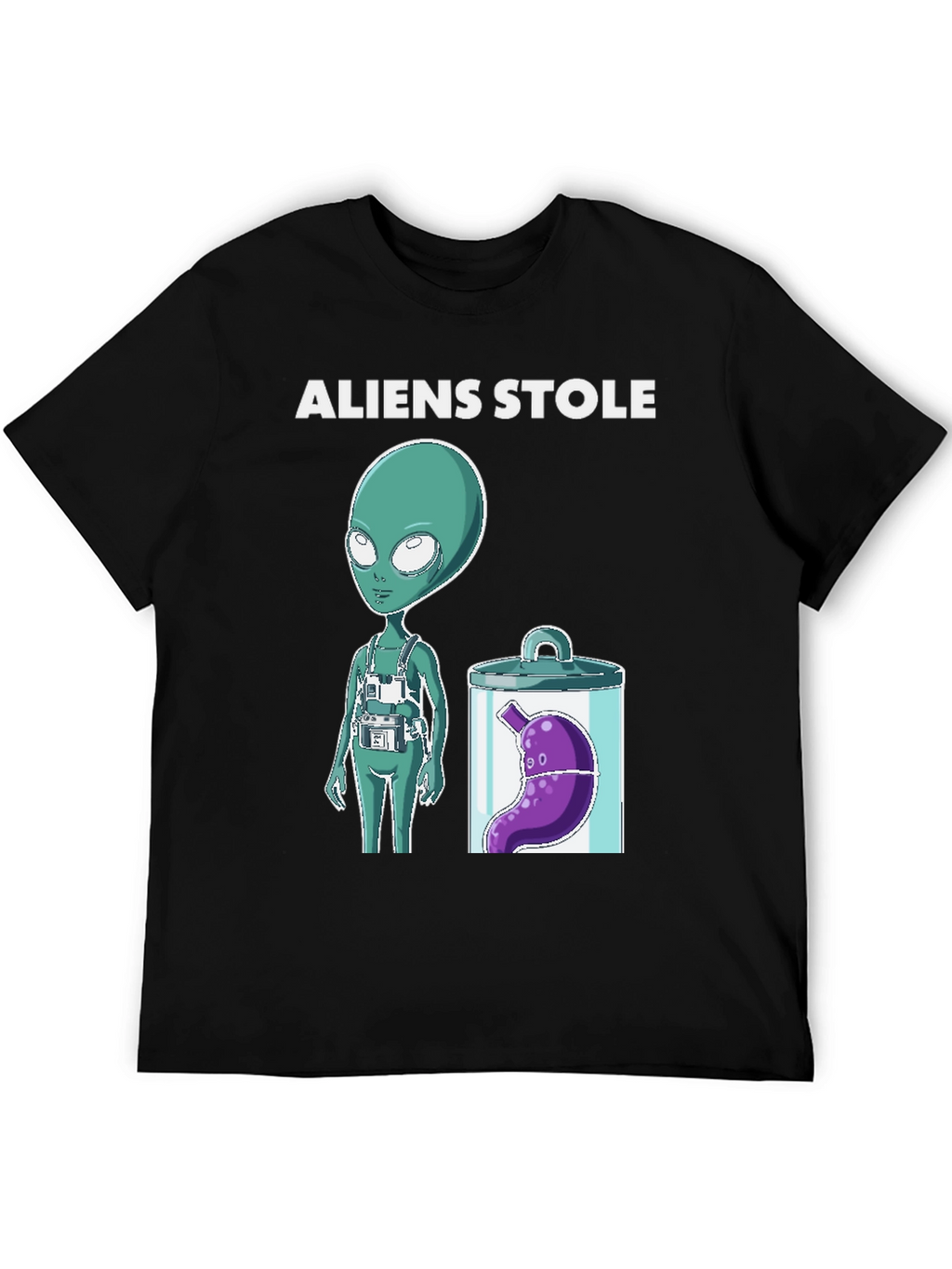 Aliens Stole My Stomach T-Shirt