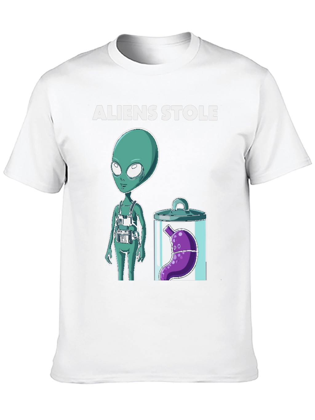 Aliens Stole My Stomach T-Shirt