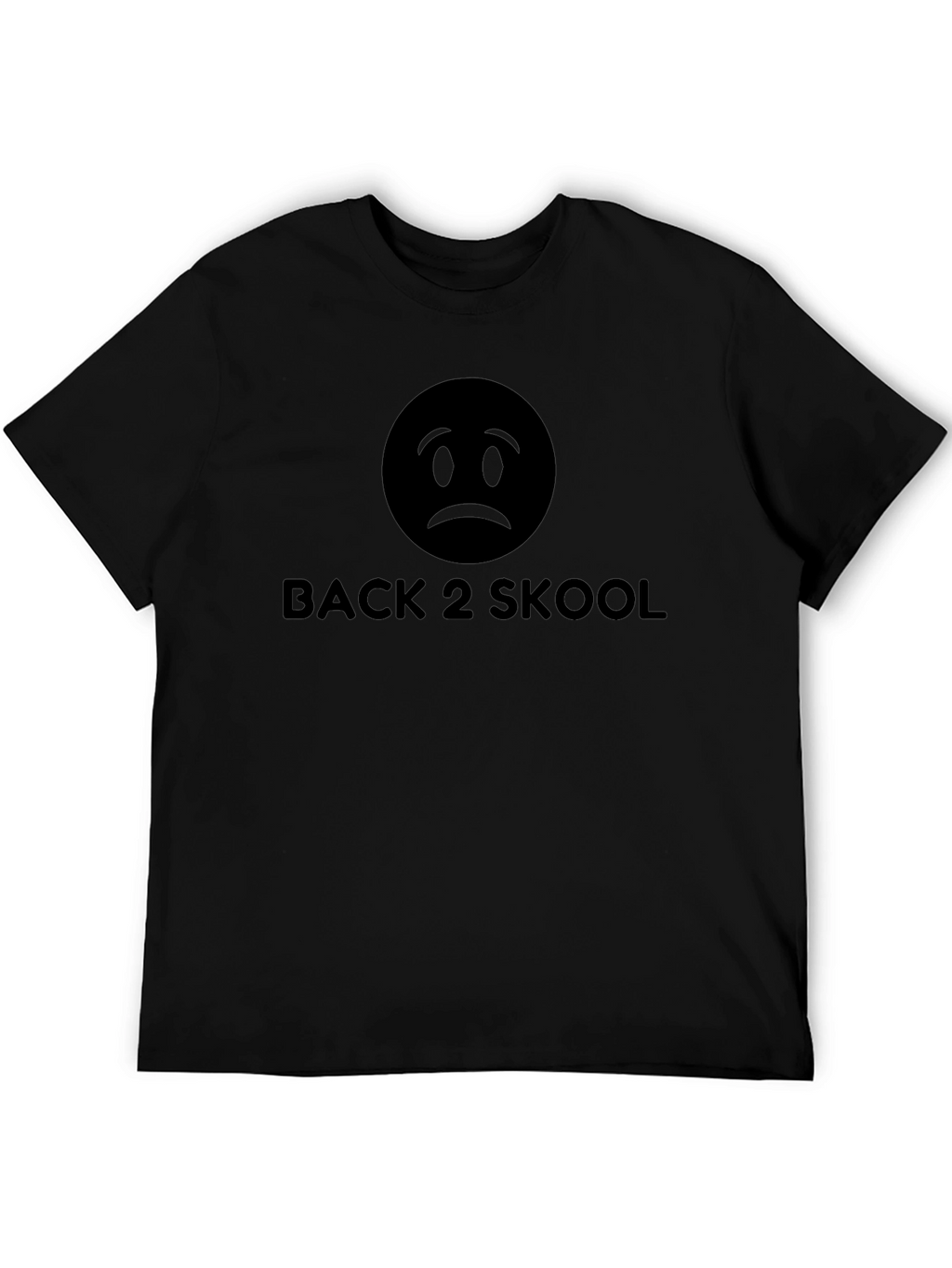 Back 2 Skool Sad Face T-Shirt
