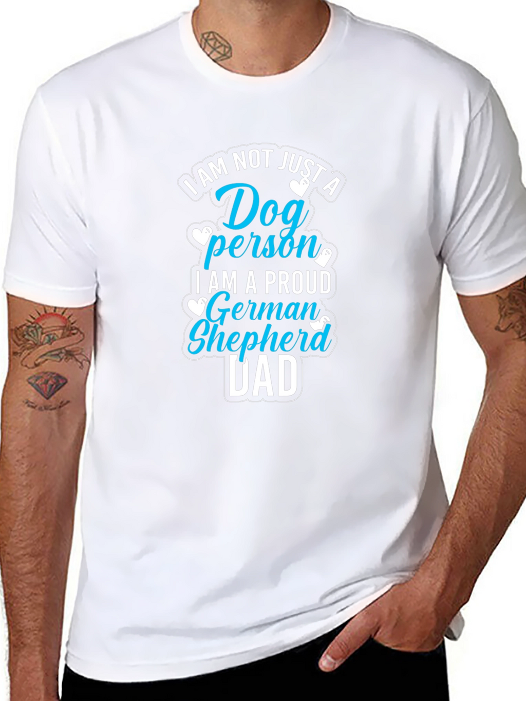 Dog Person German Shepherd Dad Tee