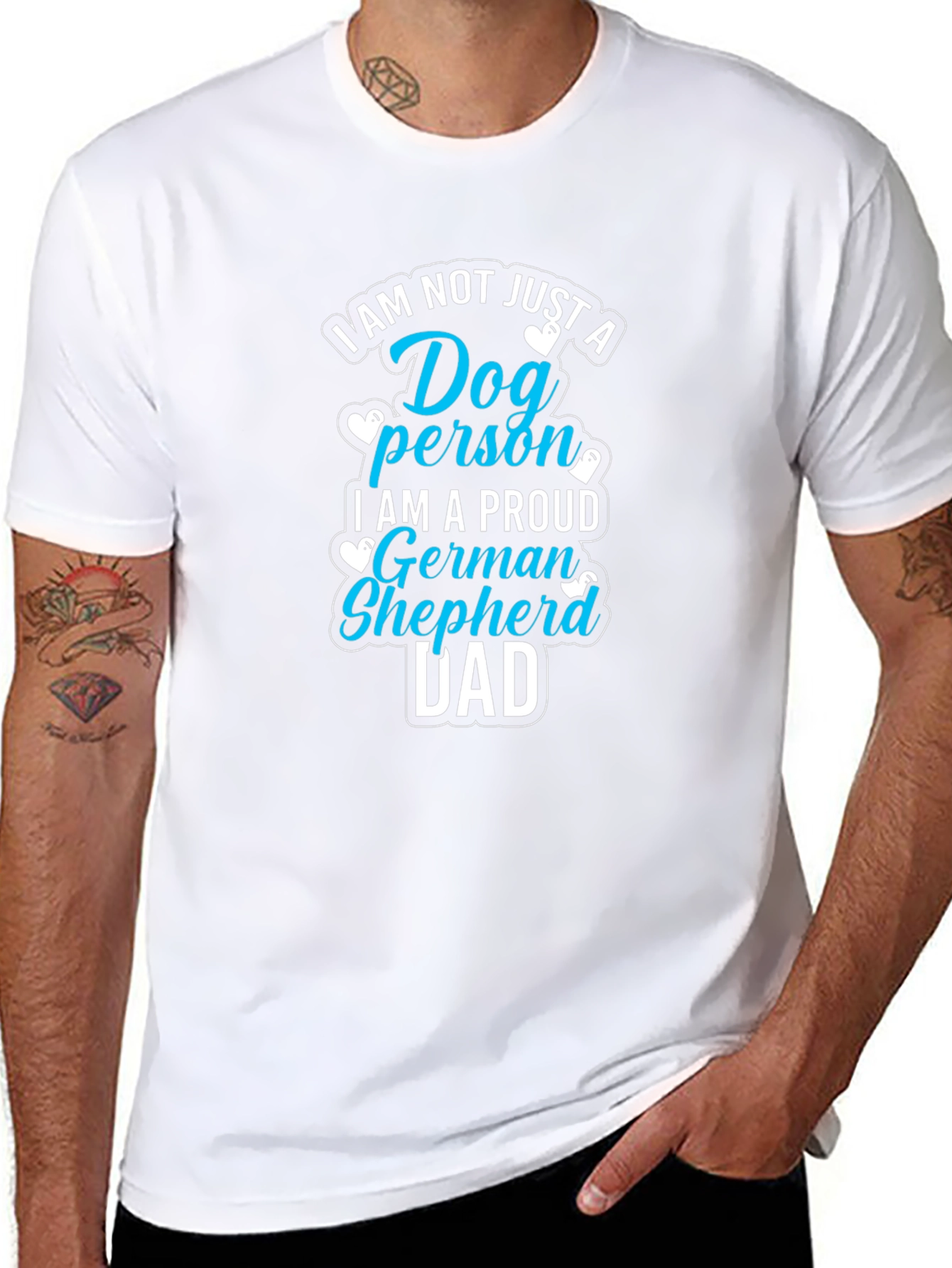 Dog Person German Shepherd Dad Tee