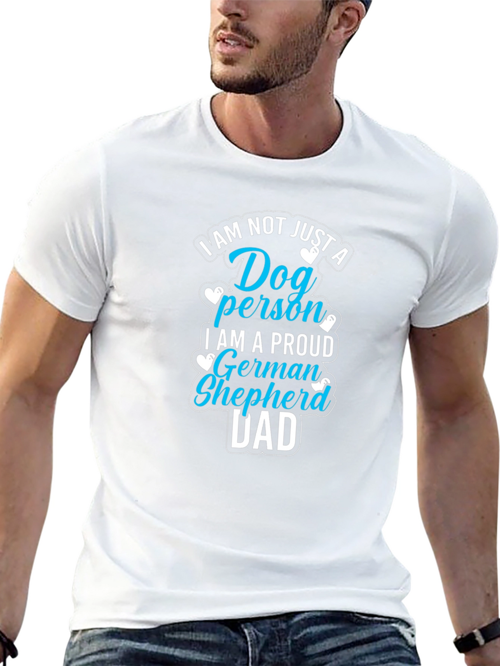 Dog Person German Shepherd Dad Tee