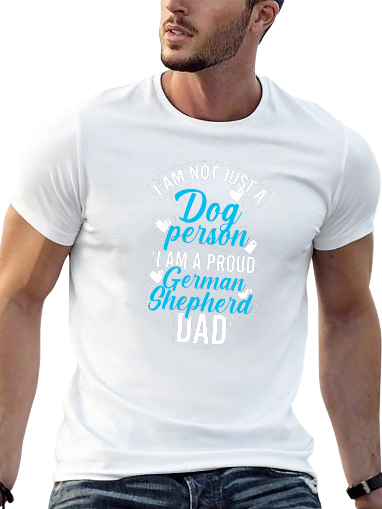 Dog Person German Shepherd Dad Tee