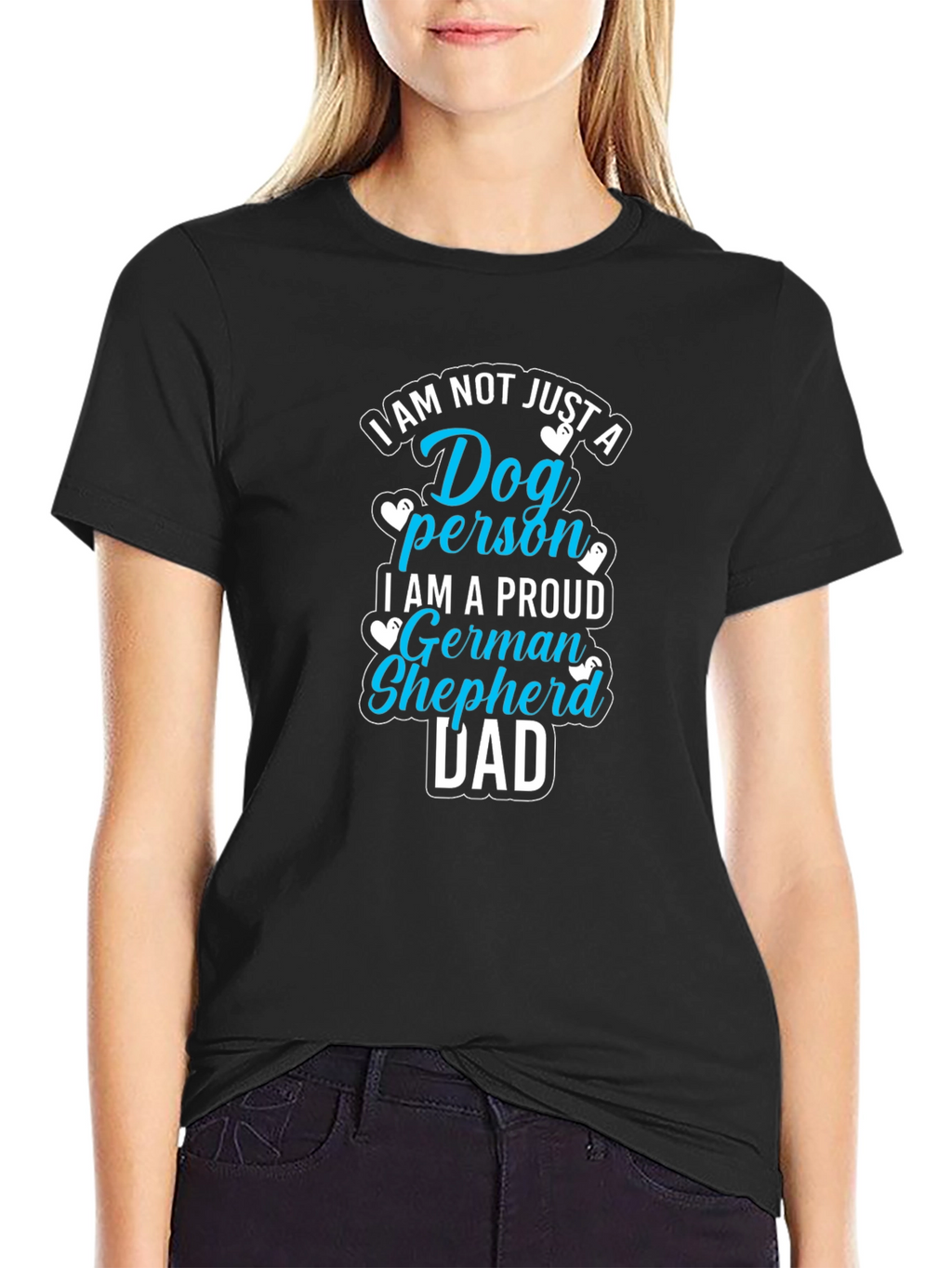 Dog Person German Shepherd Dad Tee