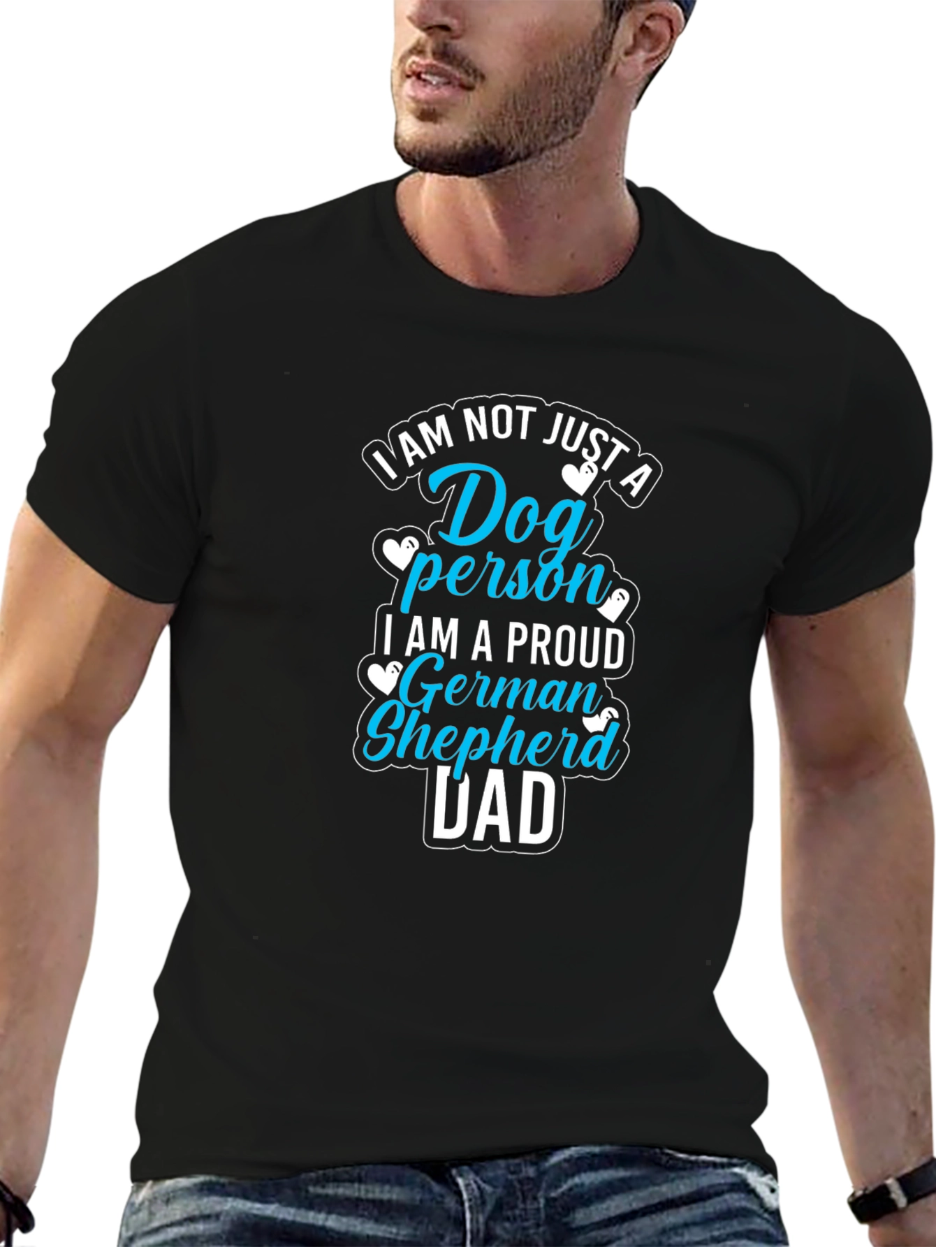 Dog Person German Shepherd Dad Tee