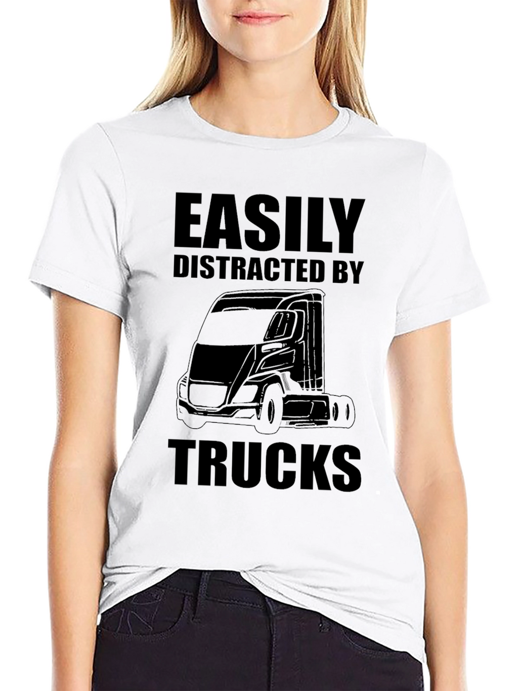 Easily Distracted by Trucks T-Shirt