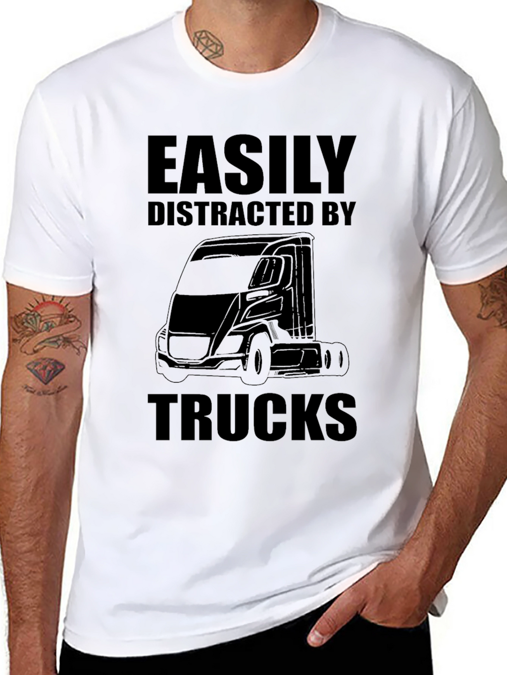 Easily Distracted by Trucks T-Shirt