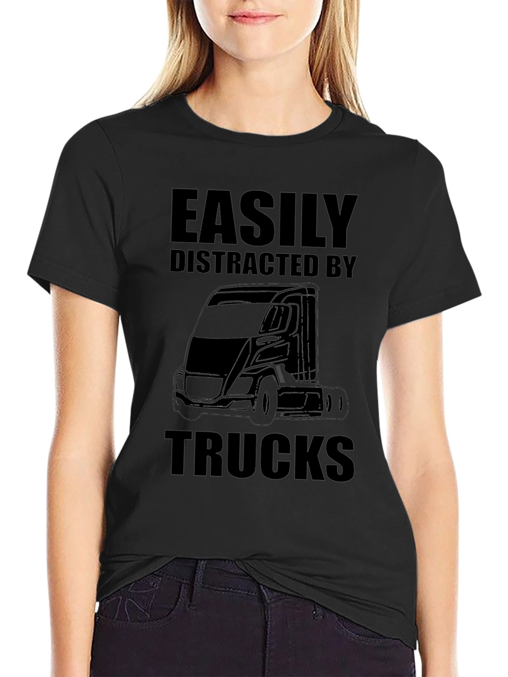 Easily Distracted by Trucks T-Shirt