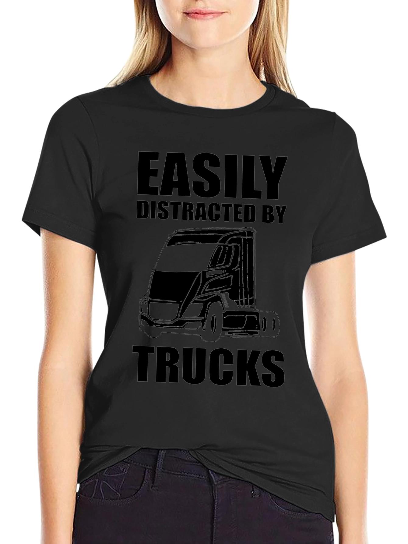 Easily Distracted by Trucks T-Shirt