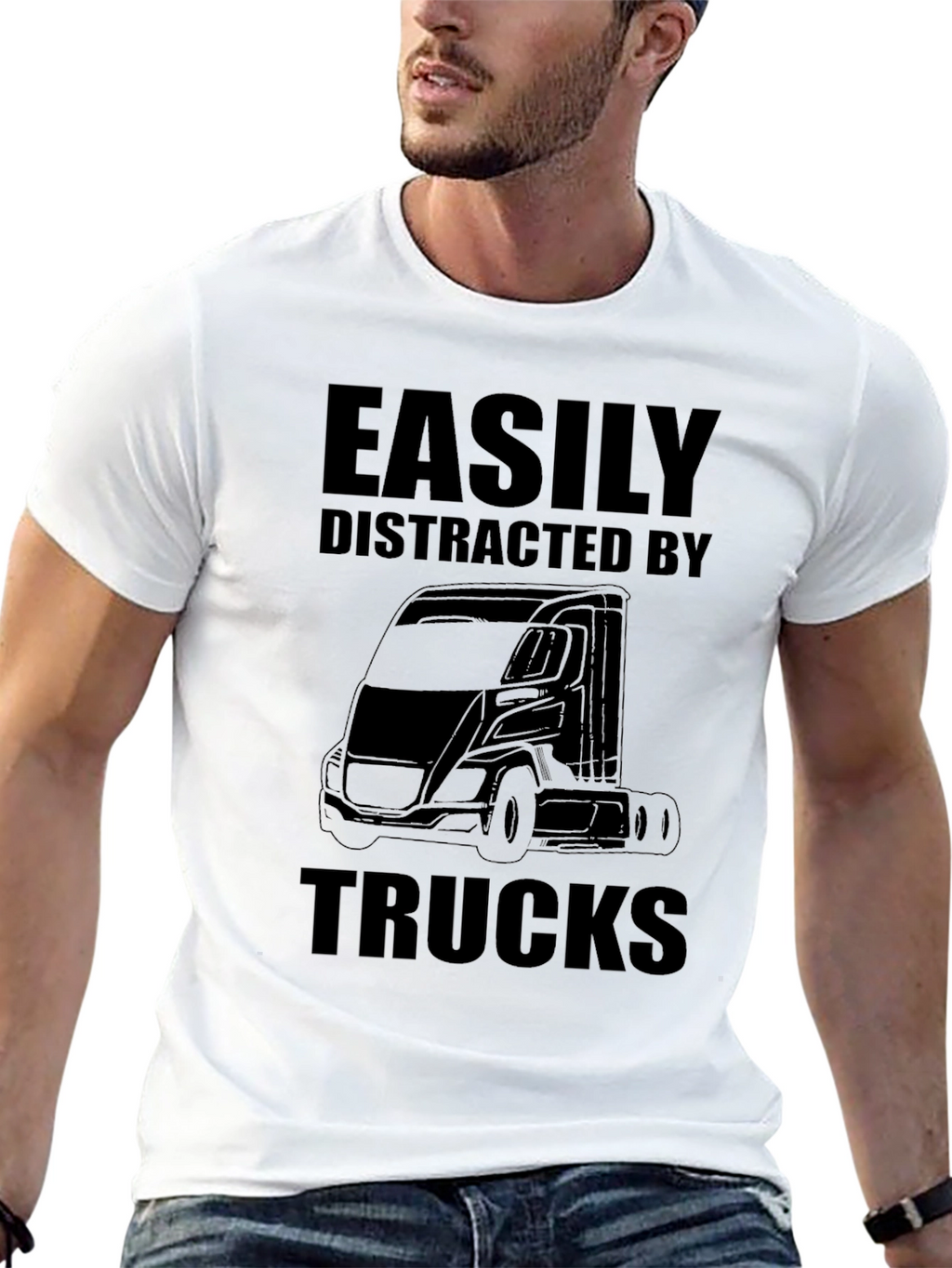 Easily Distracted by Trucks T-Shirt