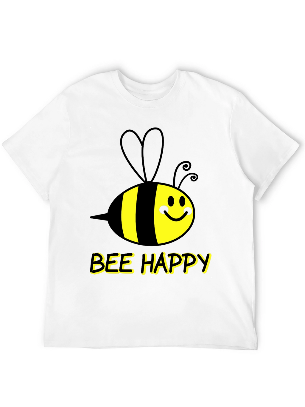Bee Happy Graphic T-Shirt