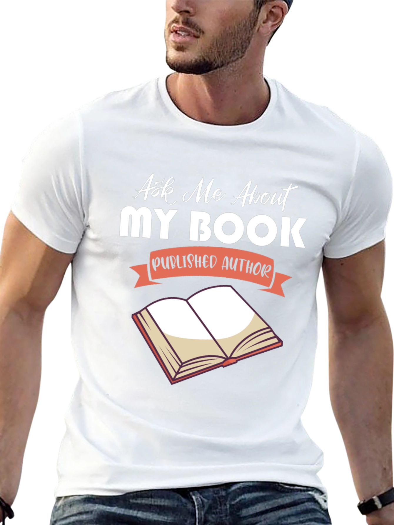 Ask Me About My Book T-Shirt - Author Gift