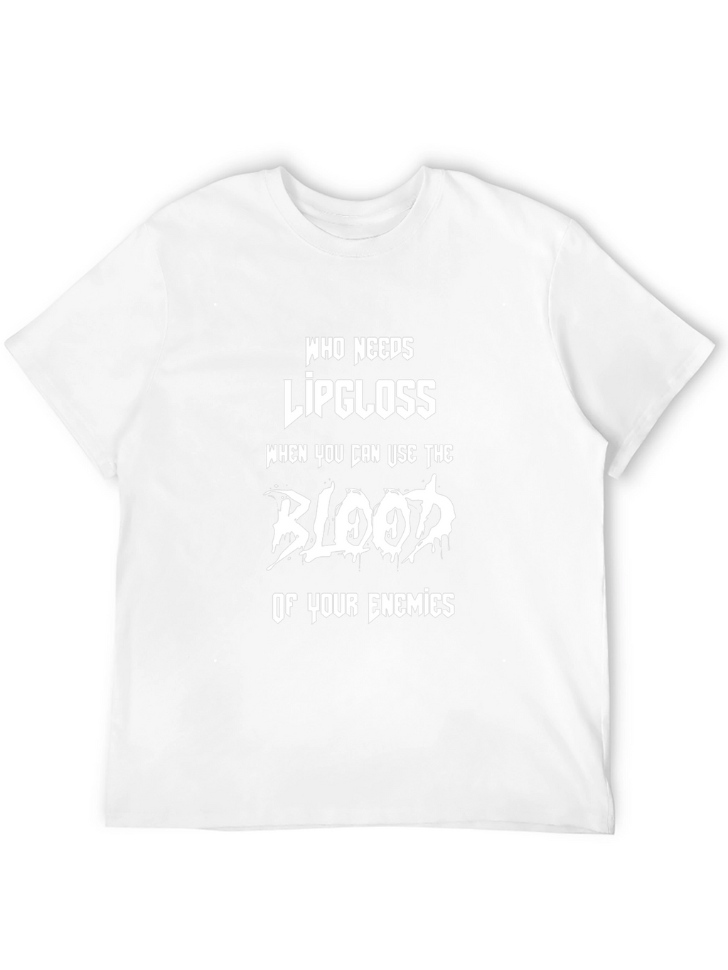 Lipgloss Blood of Enemies Black Graphic T-Shirt