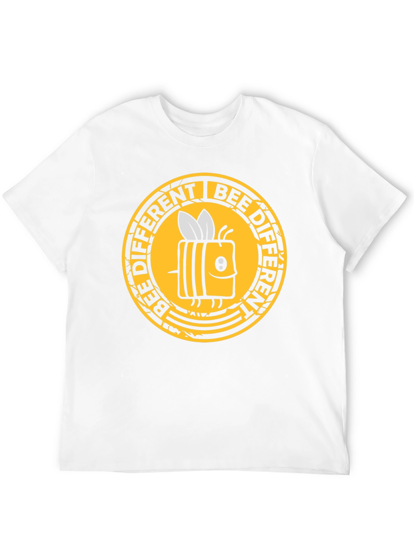 Bee Different Graphic Tee - Black Cotton T-Shirt