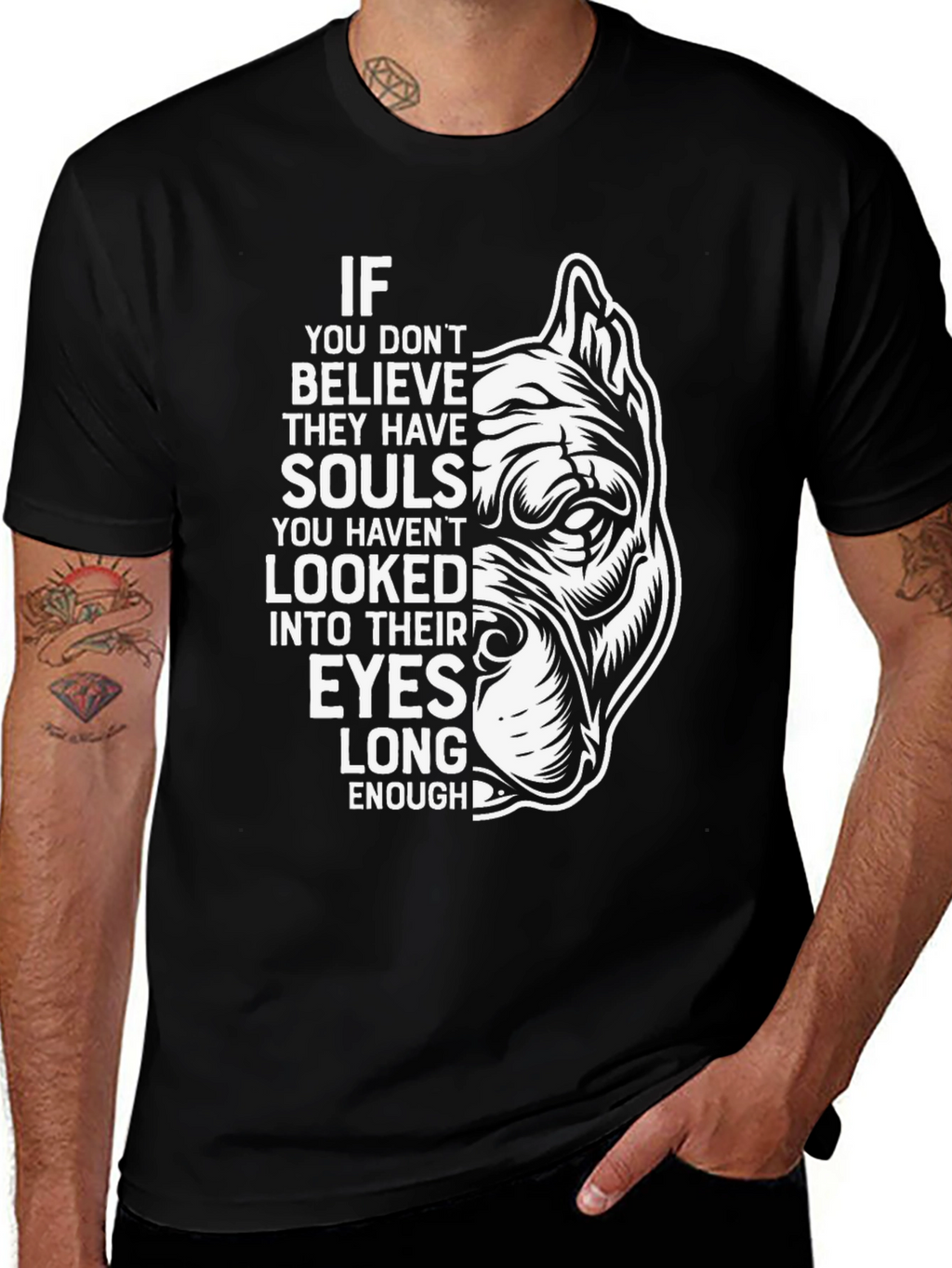Dog Souls Graphic Print T-Shirt