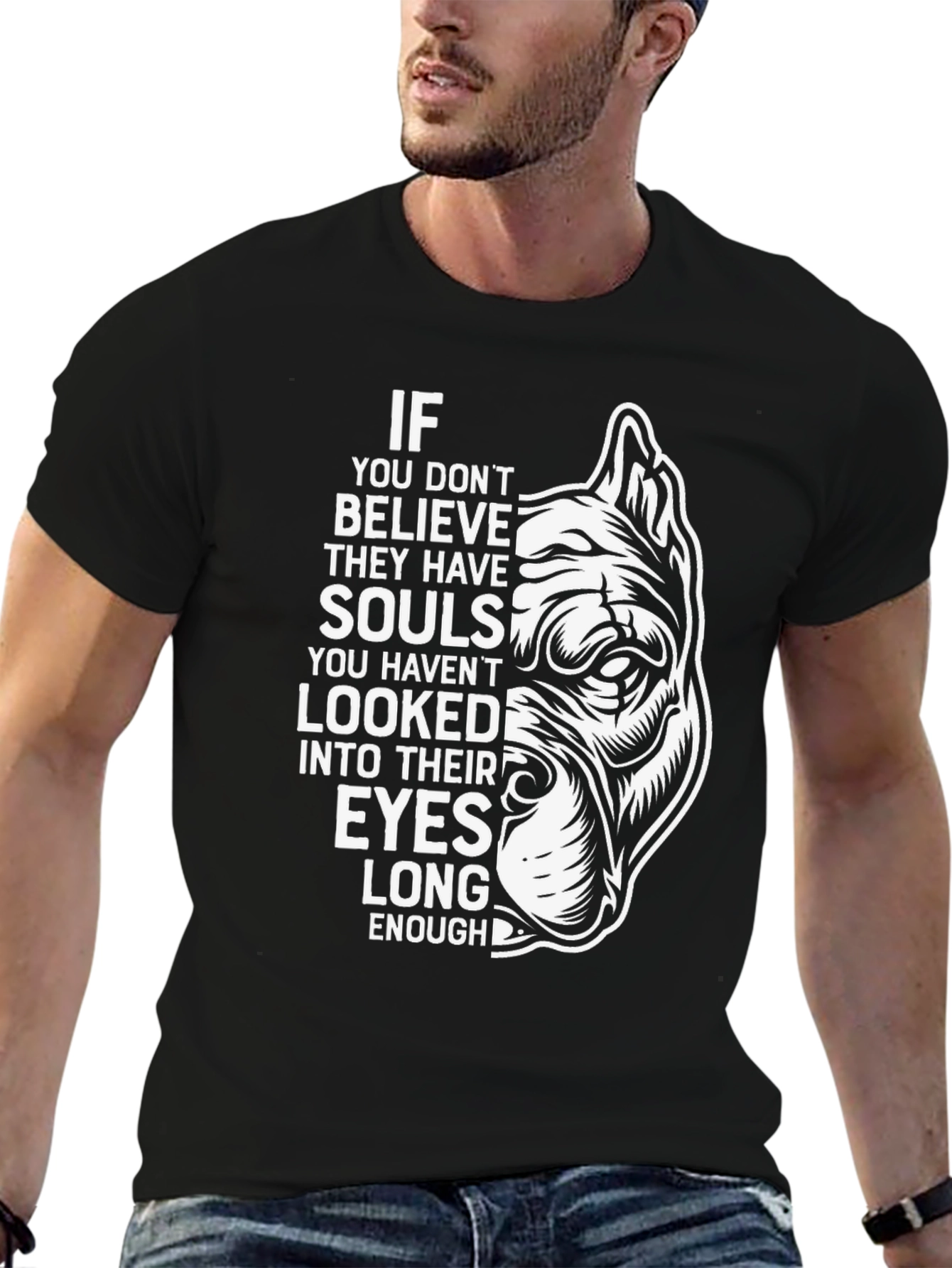 Dog Souls Graphic Print T-Shirt