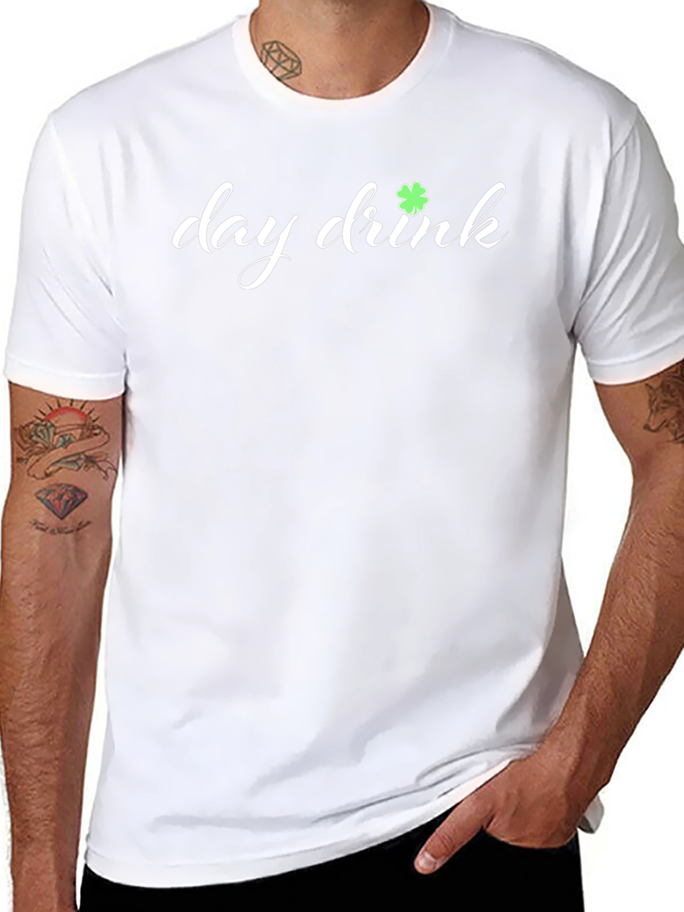 Day Drink St. Patricks Day Black T-Shirt