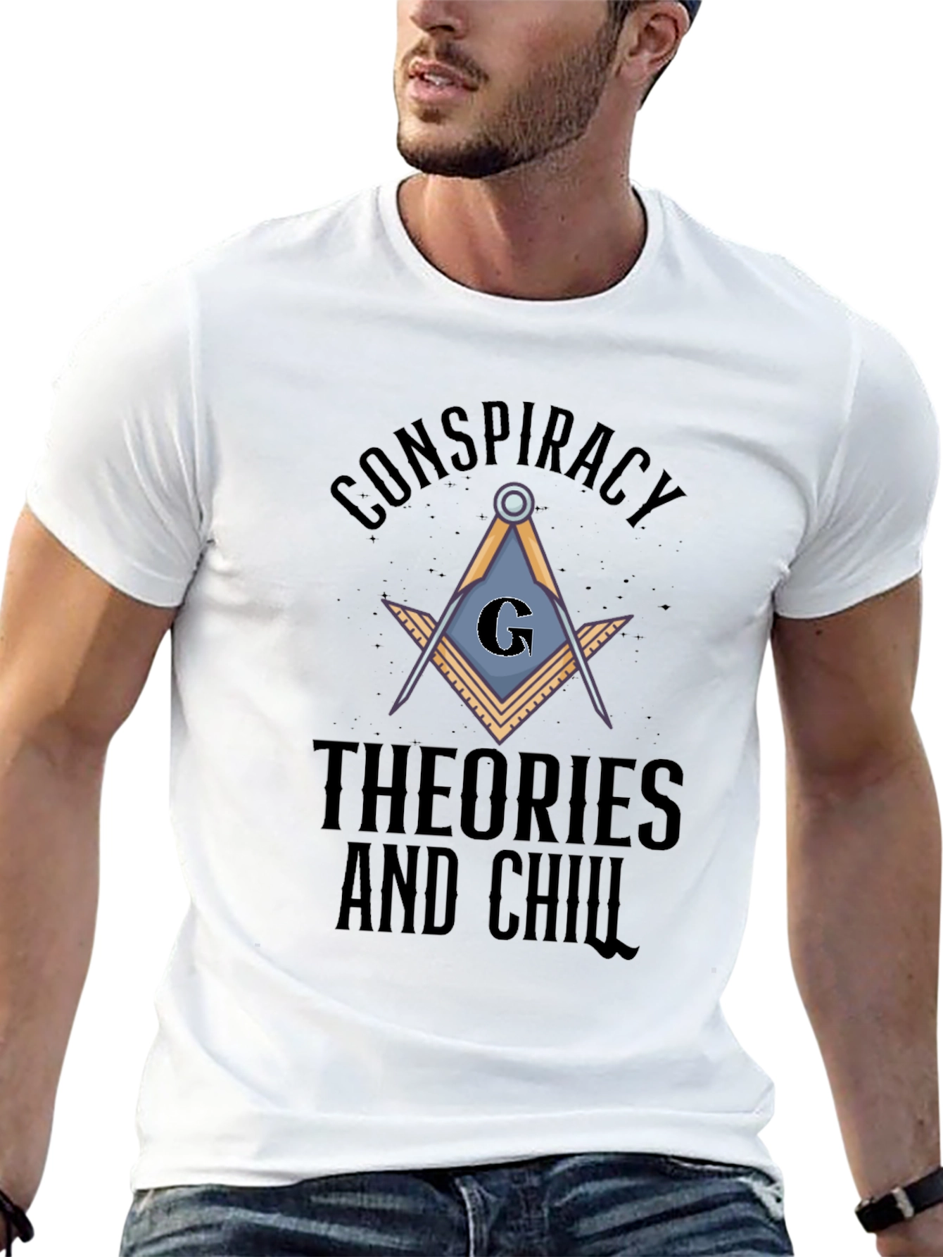 Conspiracy Theories and Chill Graphic T-Shirt