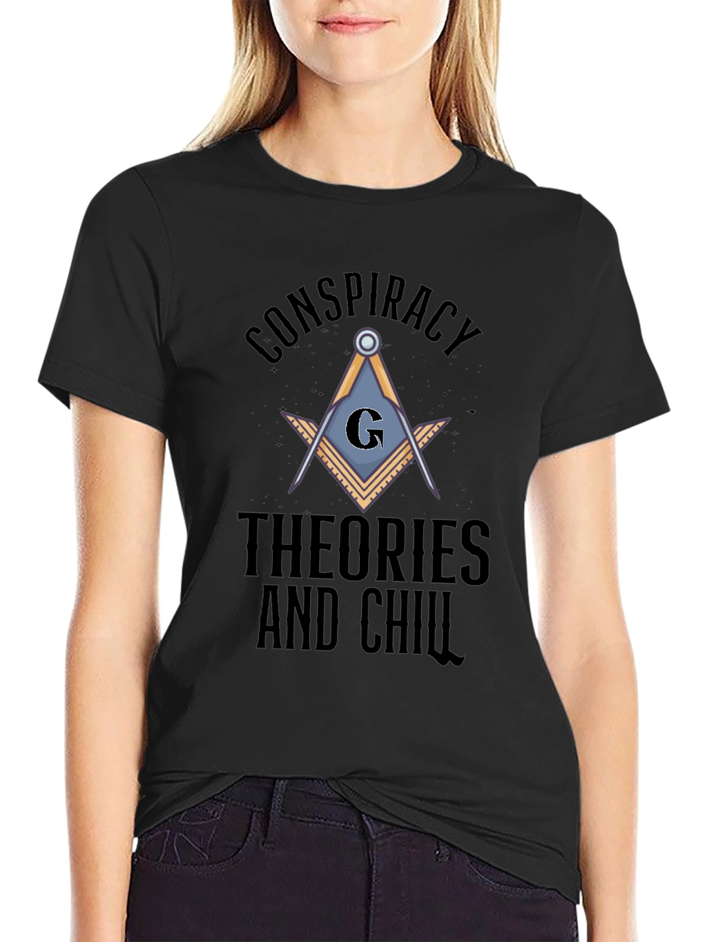 Conspiracy Theories and Chill Graphic T-Shirt