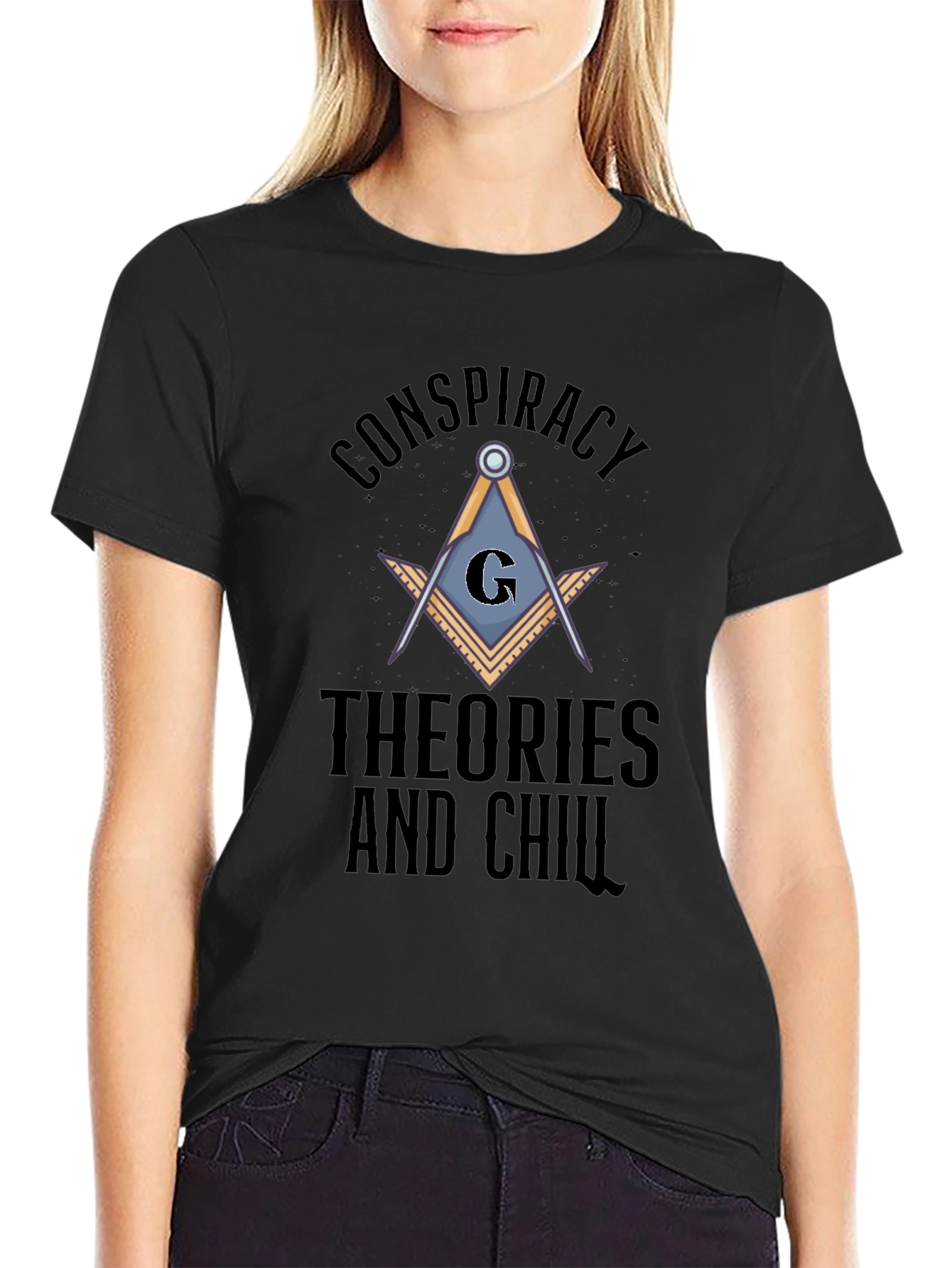 Conspiracy Theories and Chill Graphic T-Shirt