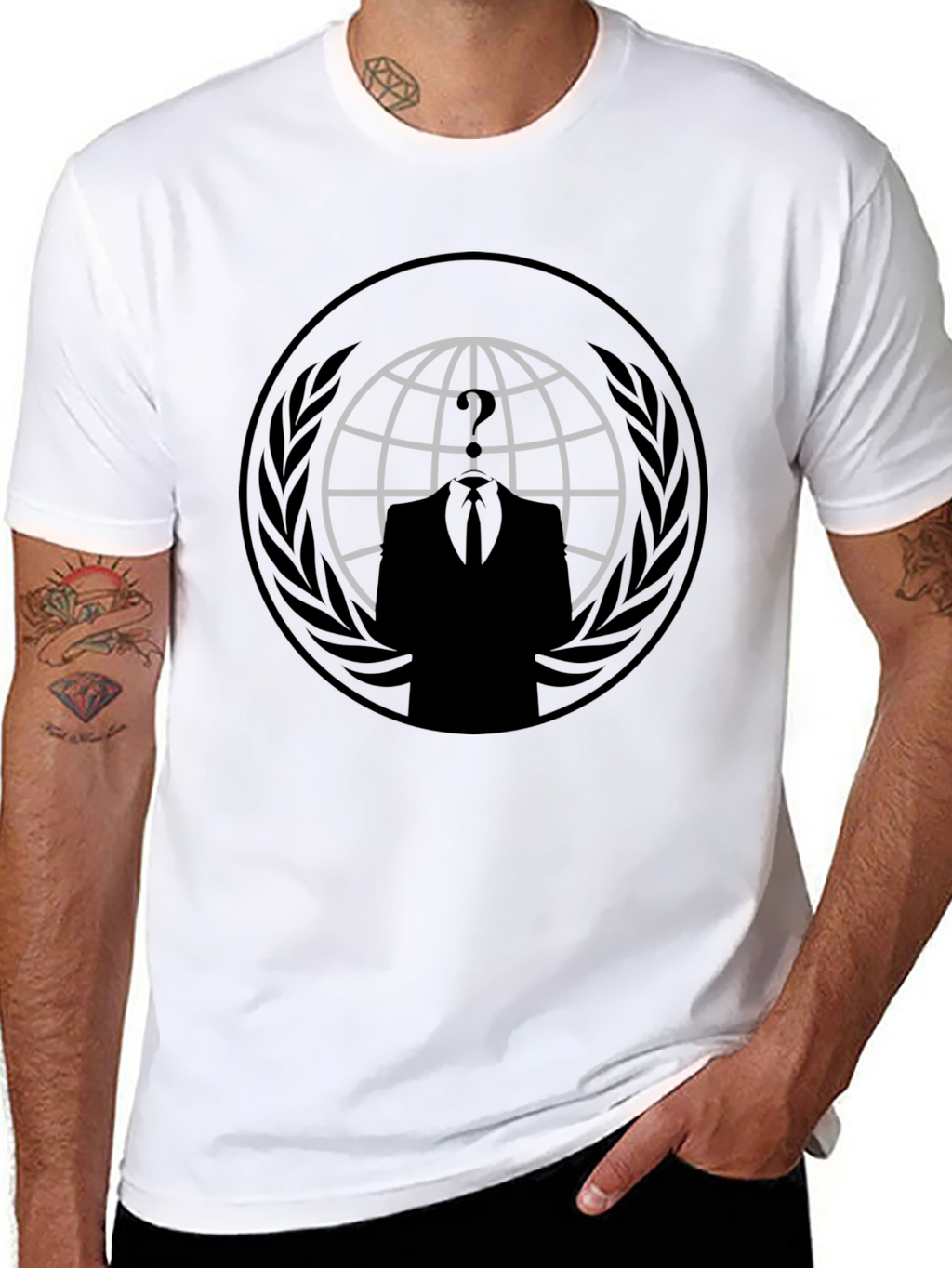 Anonymous Question Mark T-Shirt
