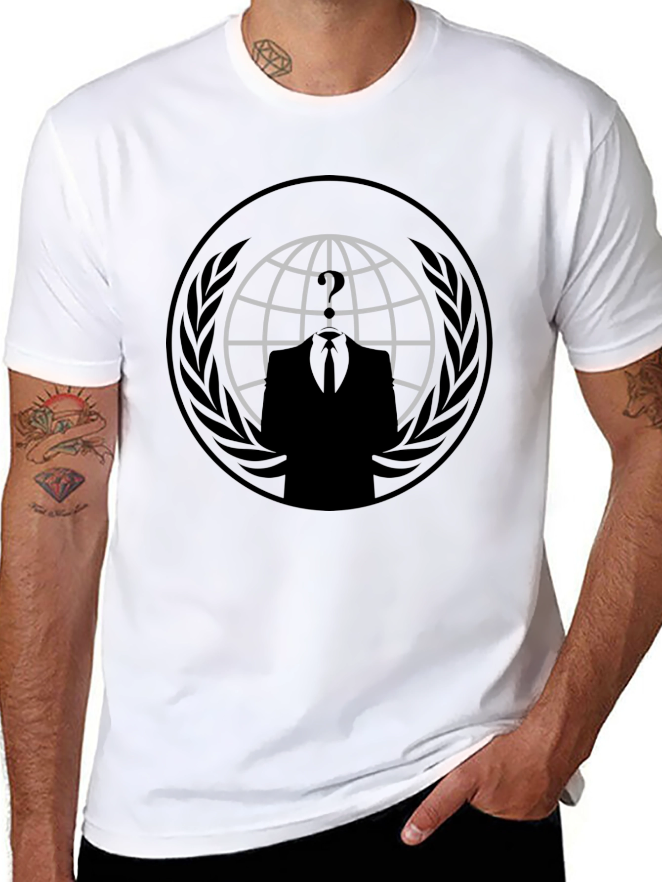 Anonymous Question Mark T-Shirt