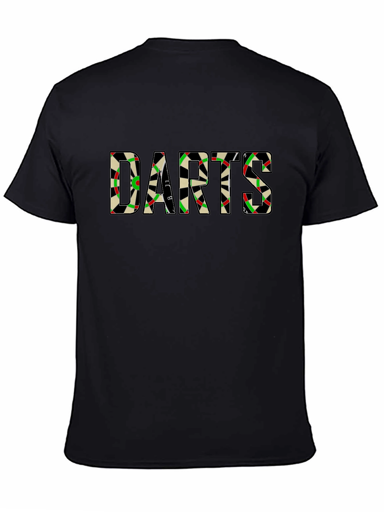 Darts Graphic Tee - Classic Dartboard Design