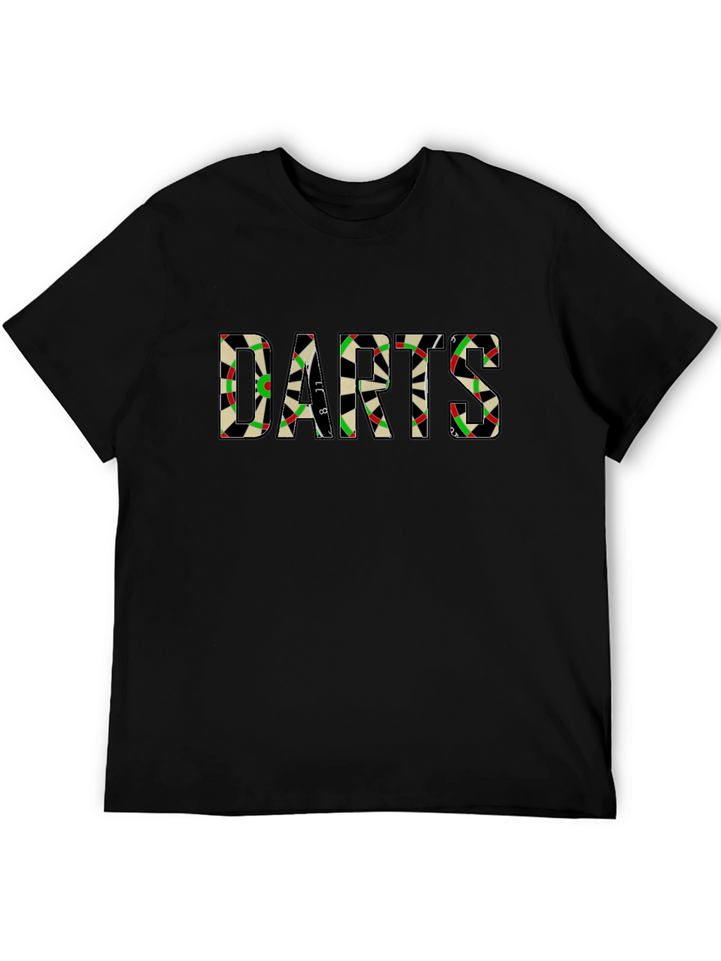 Darts Graphic Tee - Classic Dartboard Design