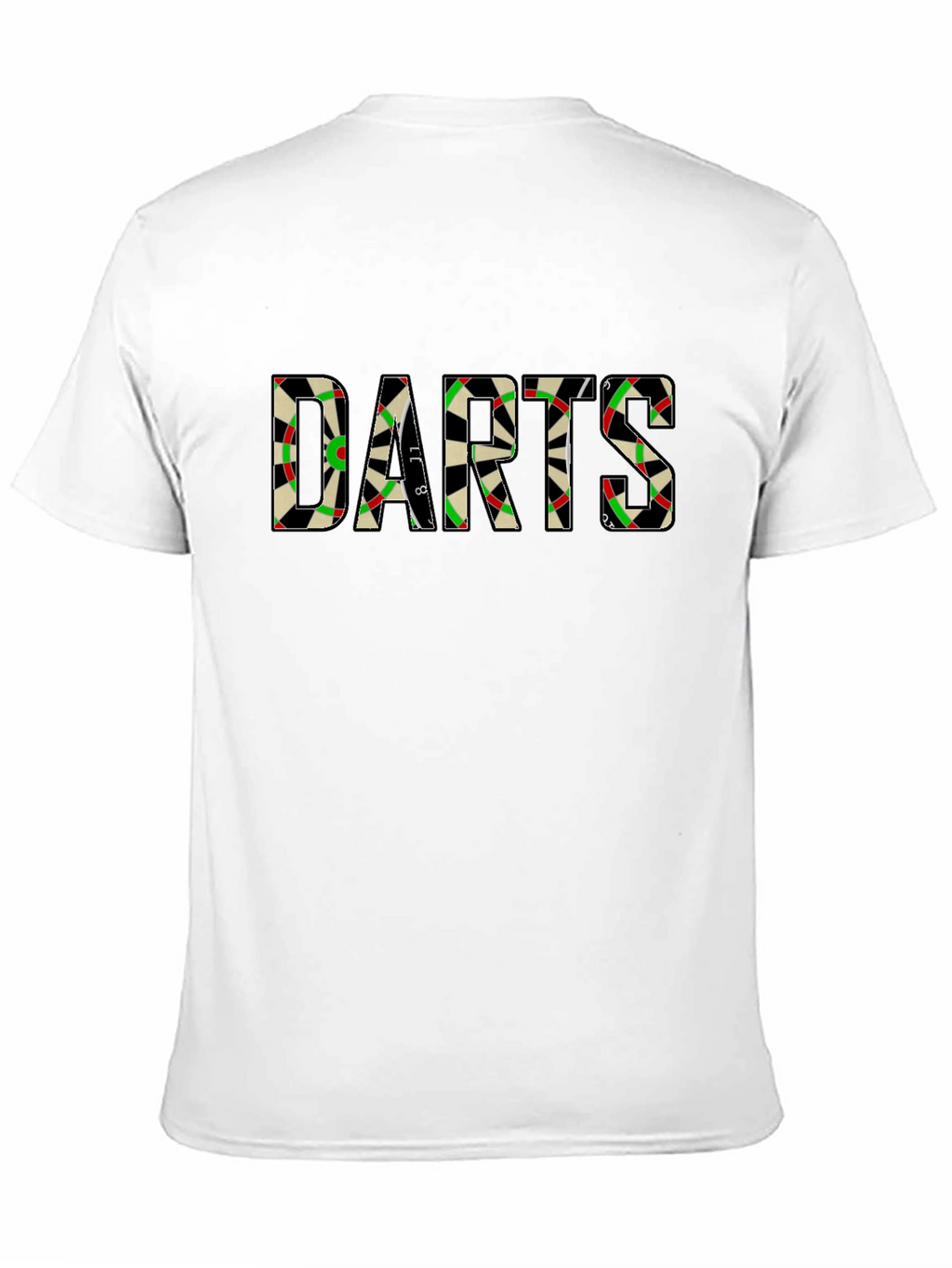 Darts Graphic Tee - Classic Dartboard Design
