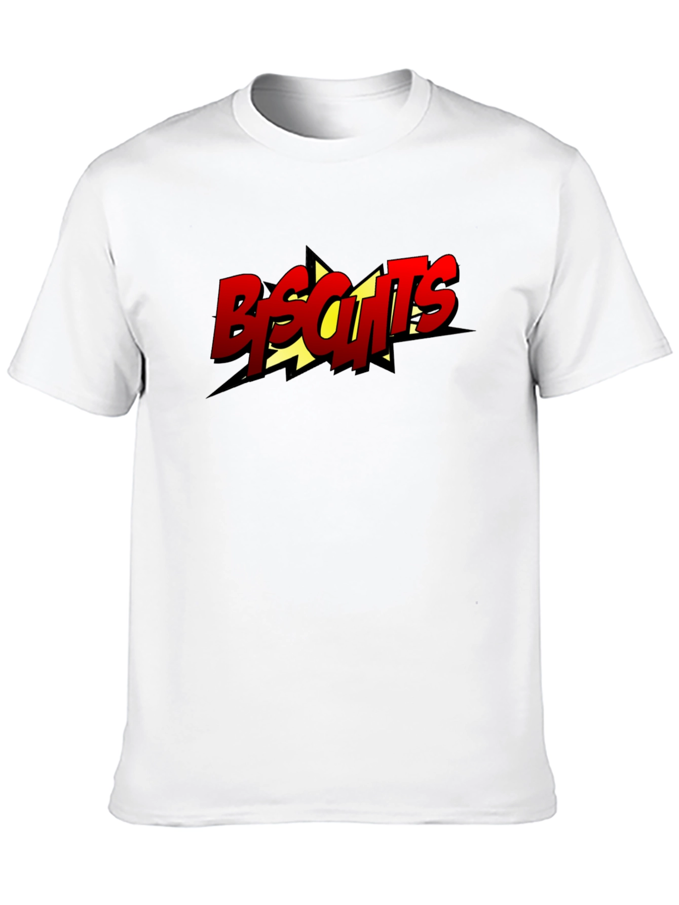 Biscuits Graphic Tee - Black Cotton T-Shirt