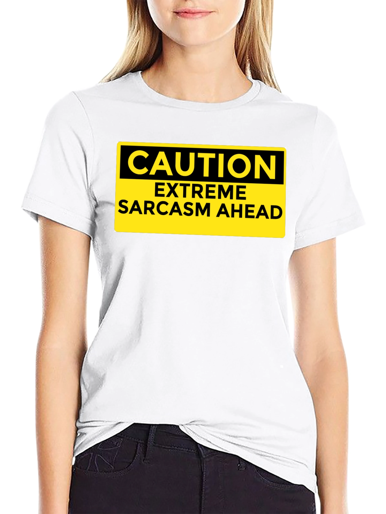 Caution Extreme Sarcasm Ahead Graphic T-Shirt