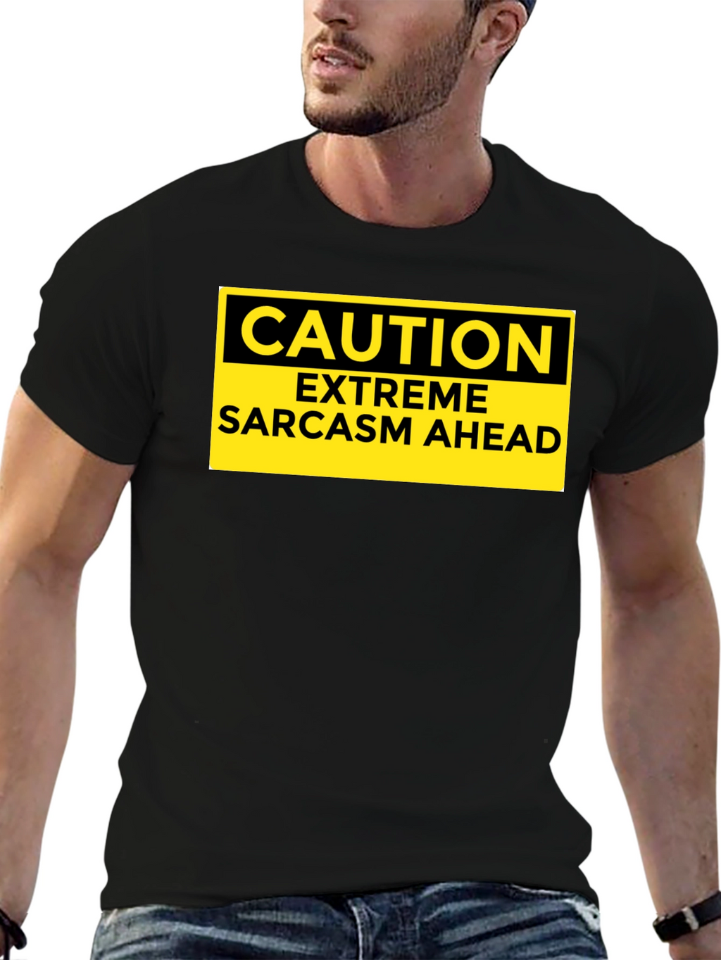 Caution Extreme Sarcasm Ahead Graphic T-Shirt