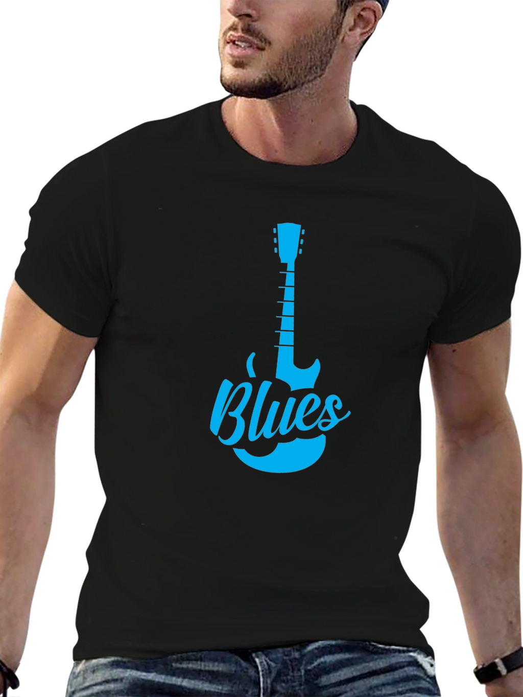 Blues Music T-Shirt - Guitar Graphic Tee