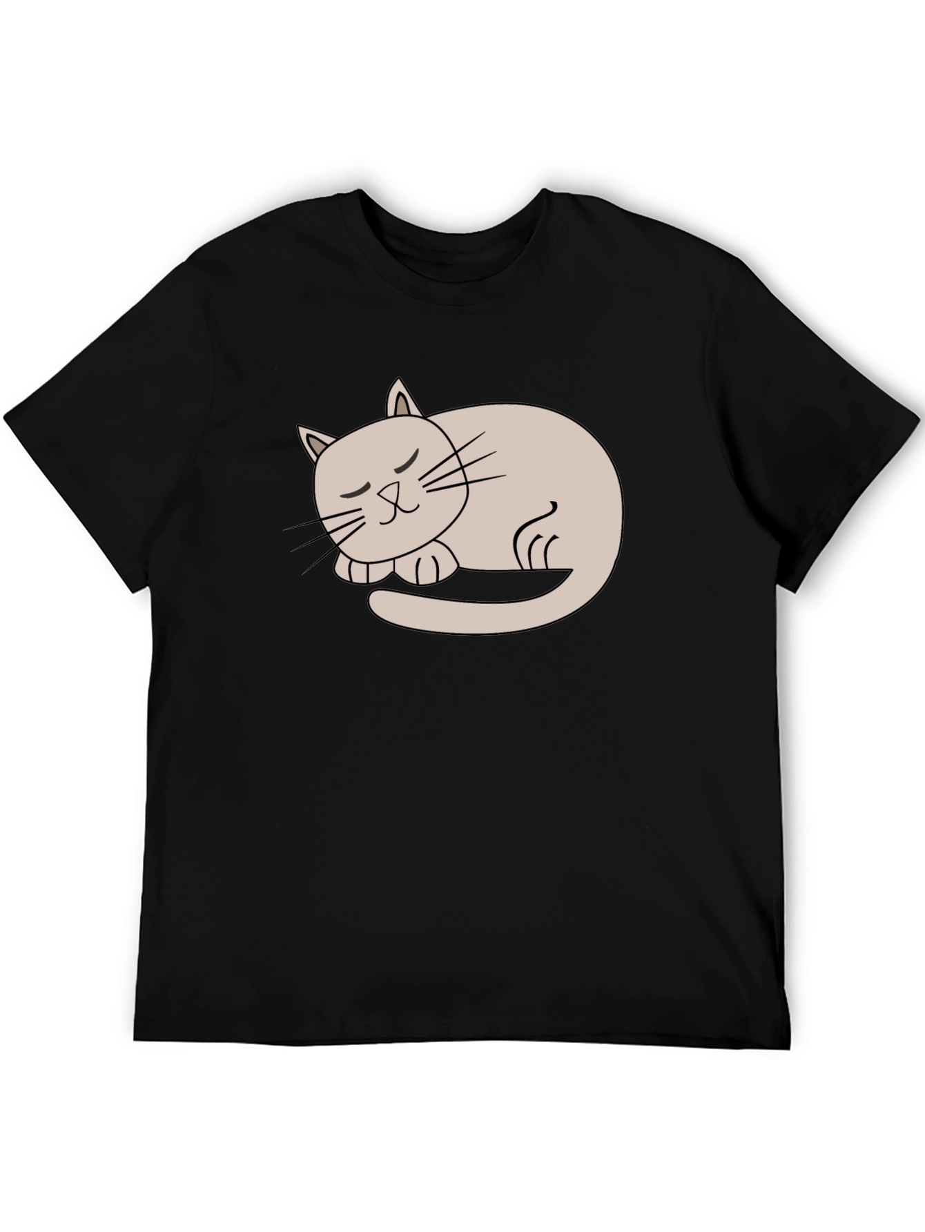 Cute Cat Nap T-Shirt - Soft Style Tee